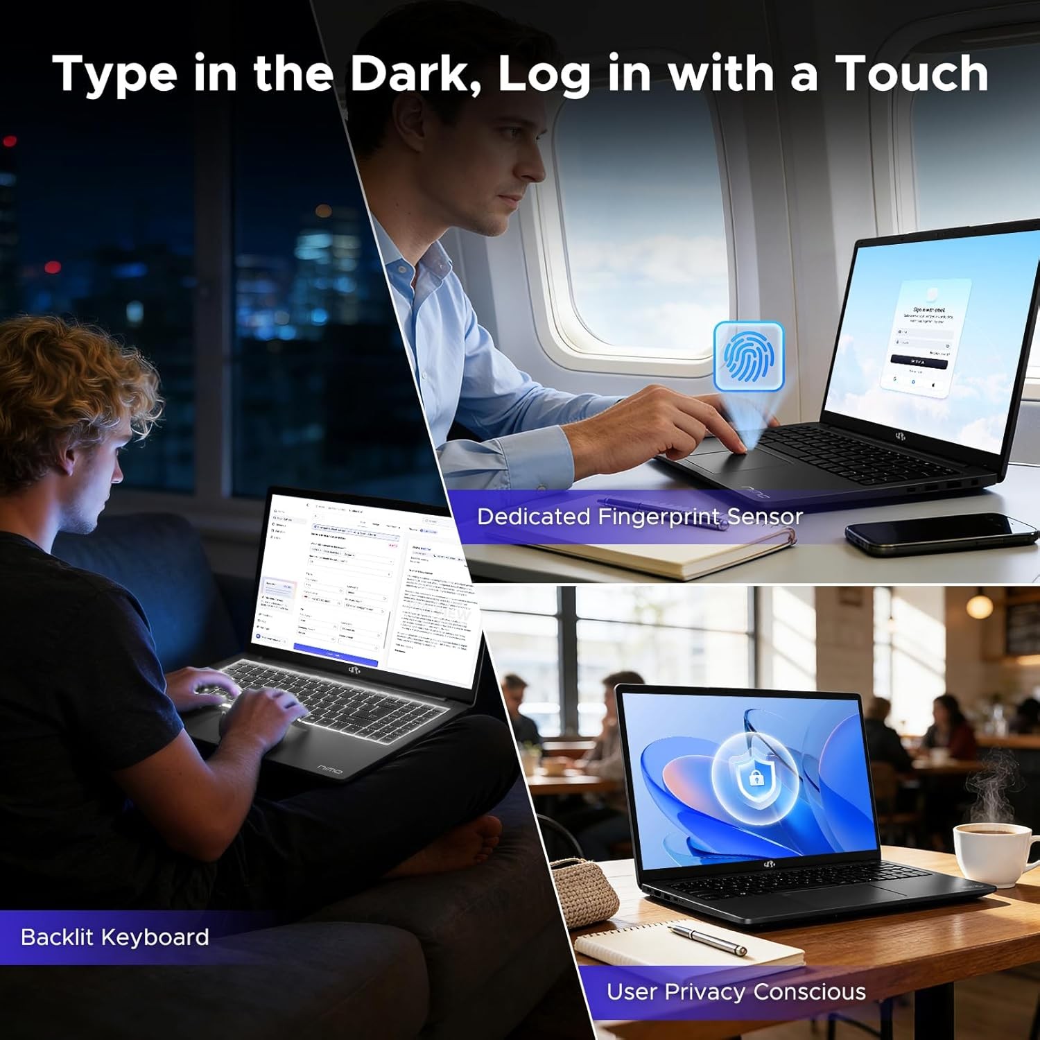 NIMO 15.6″ Light Gaming Laptop AMD Ryzen 7 8745HS up to 4.9GHz 32GB DDR5 1TB SSD