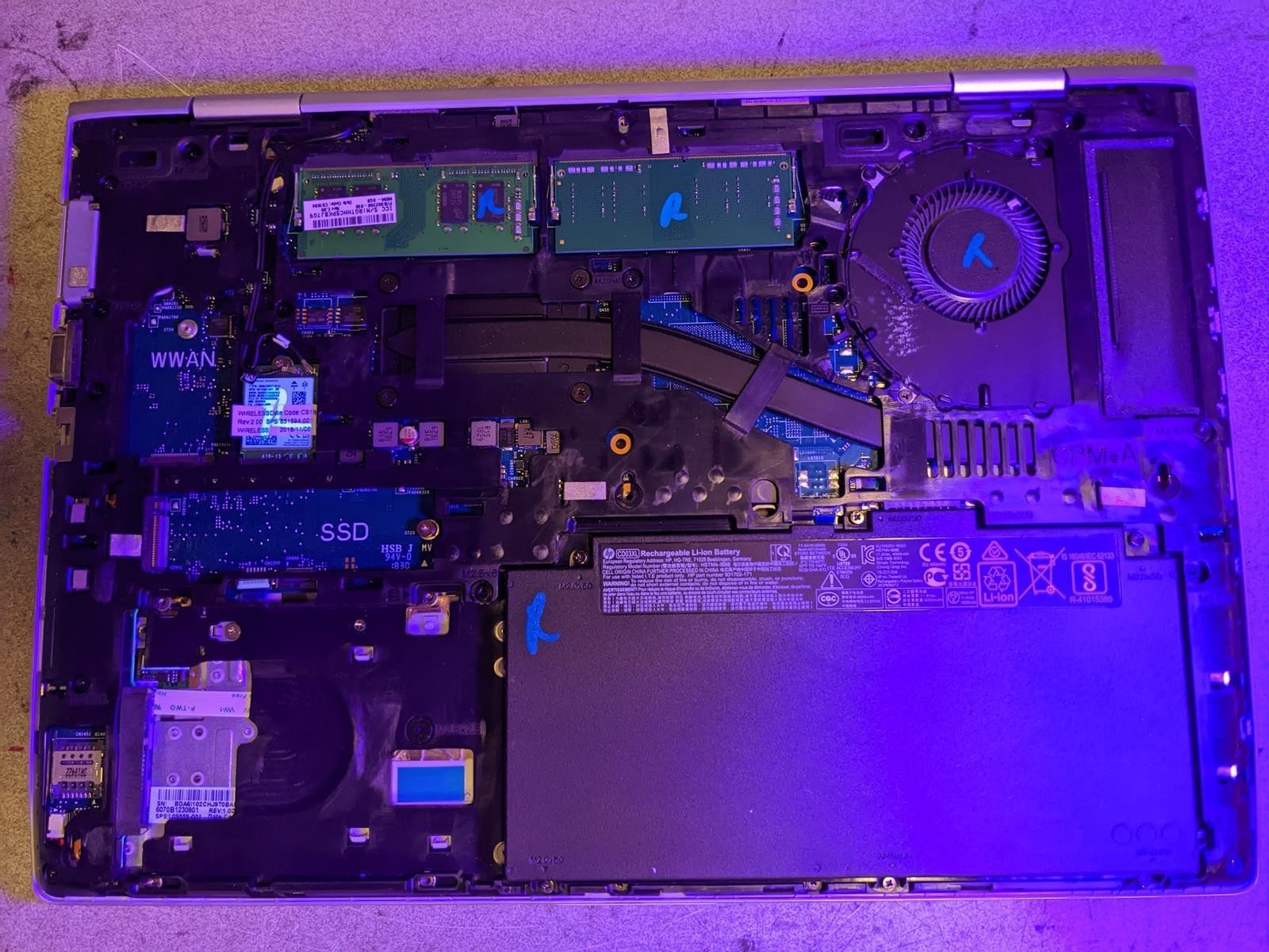 HP PROBOOK 640 G4 i5-8350U @ 1.7GHz, 12GB RAM, NO HDD/OS