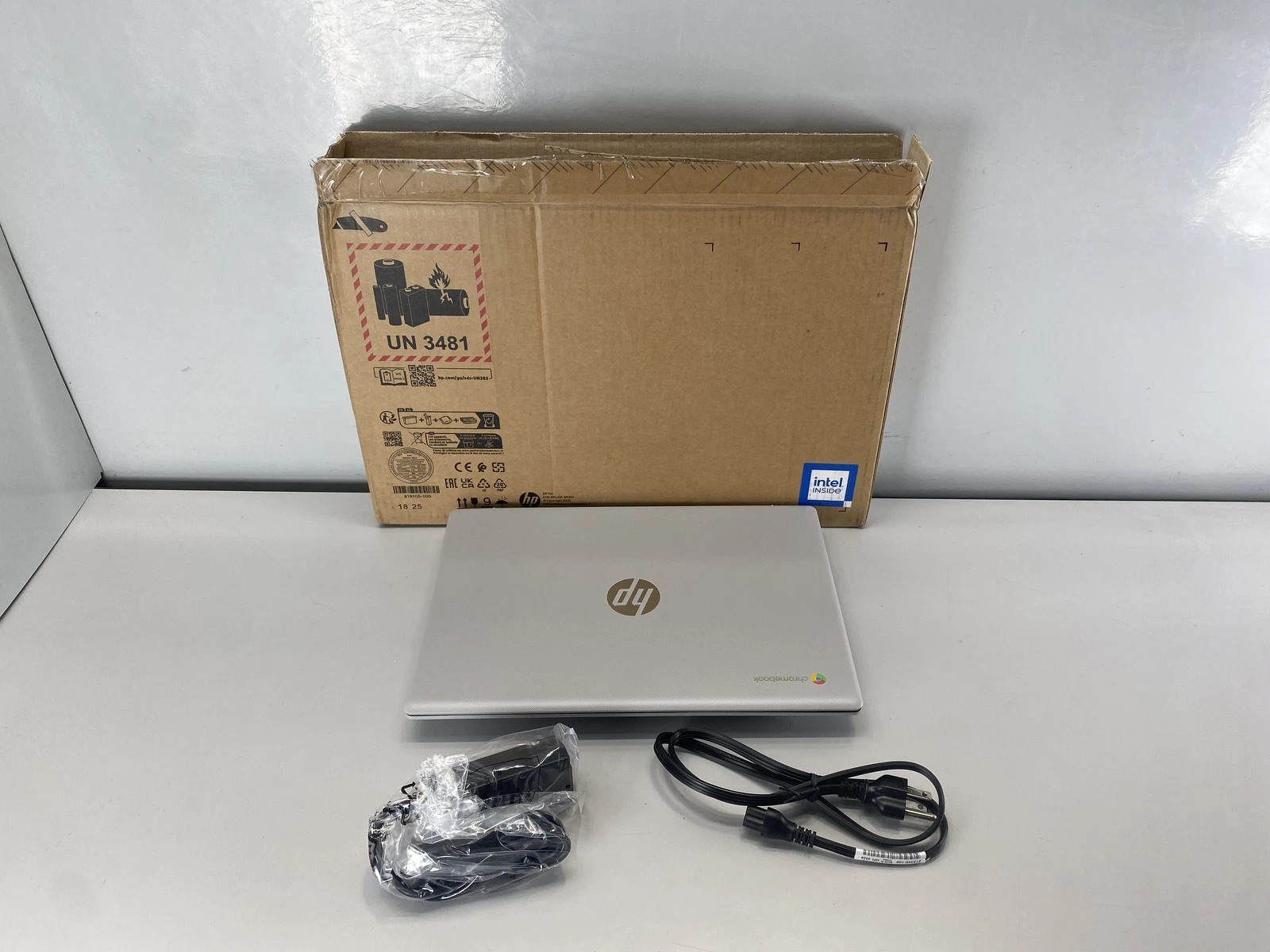 HP Chromebook 14A-NE1013DX 14″ Intel Celeron N4500 64GB- Silver