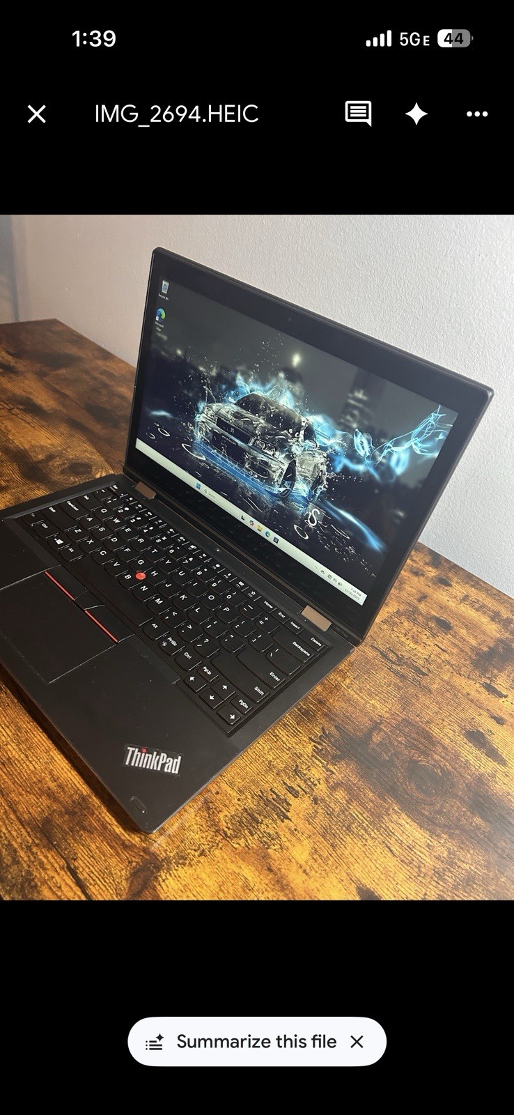 Lenovo ThinkPad L380 Yoga 14″ Laptop i5-8350U 16GB 256GB SSD Touchscreen Win 11