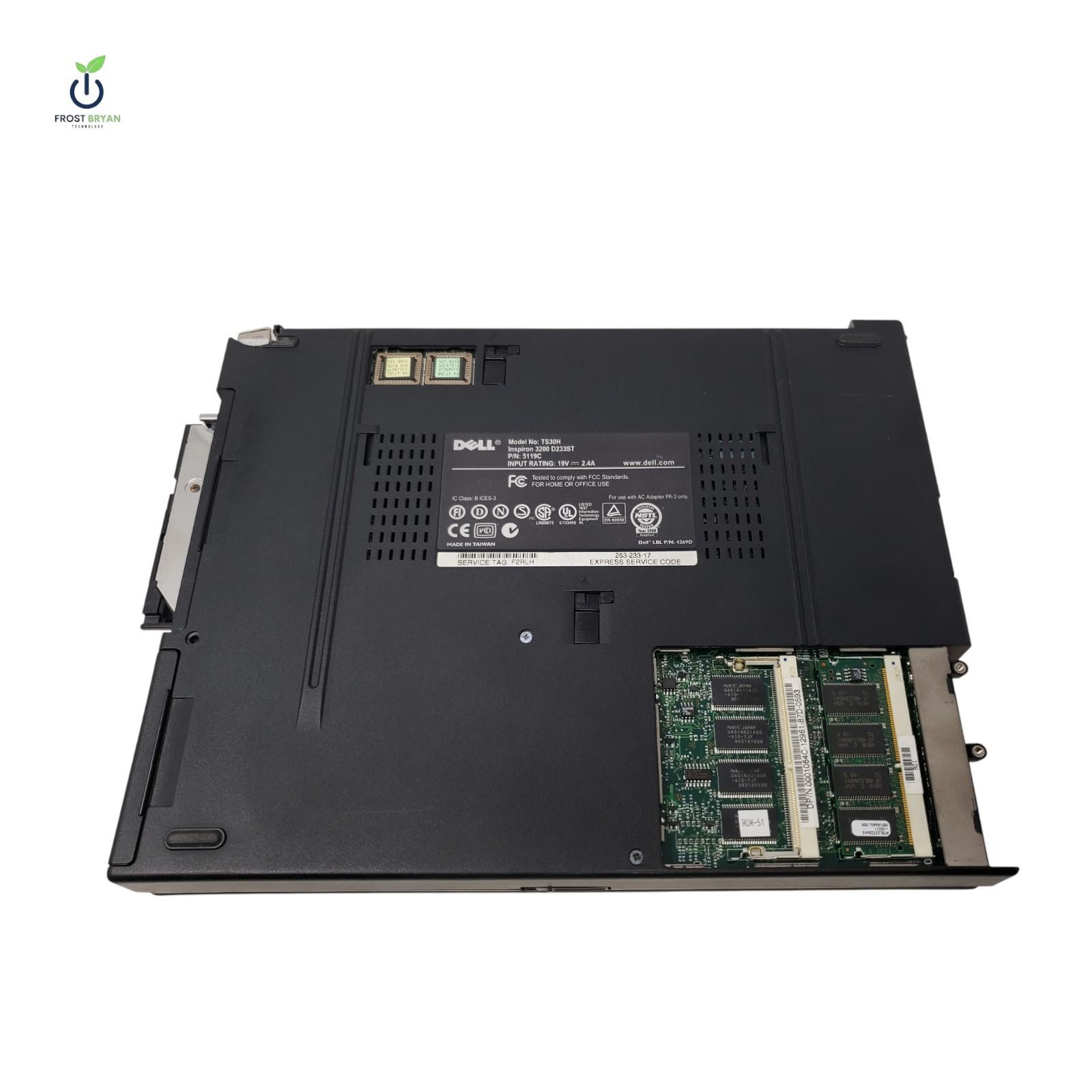 DELL TS30H Laptop Intel Pentium 2 64MB Bad Battery No OS/HDD Grade C [READ]