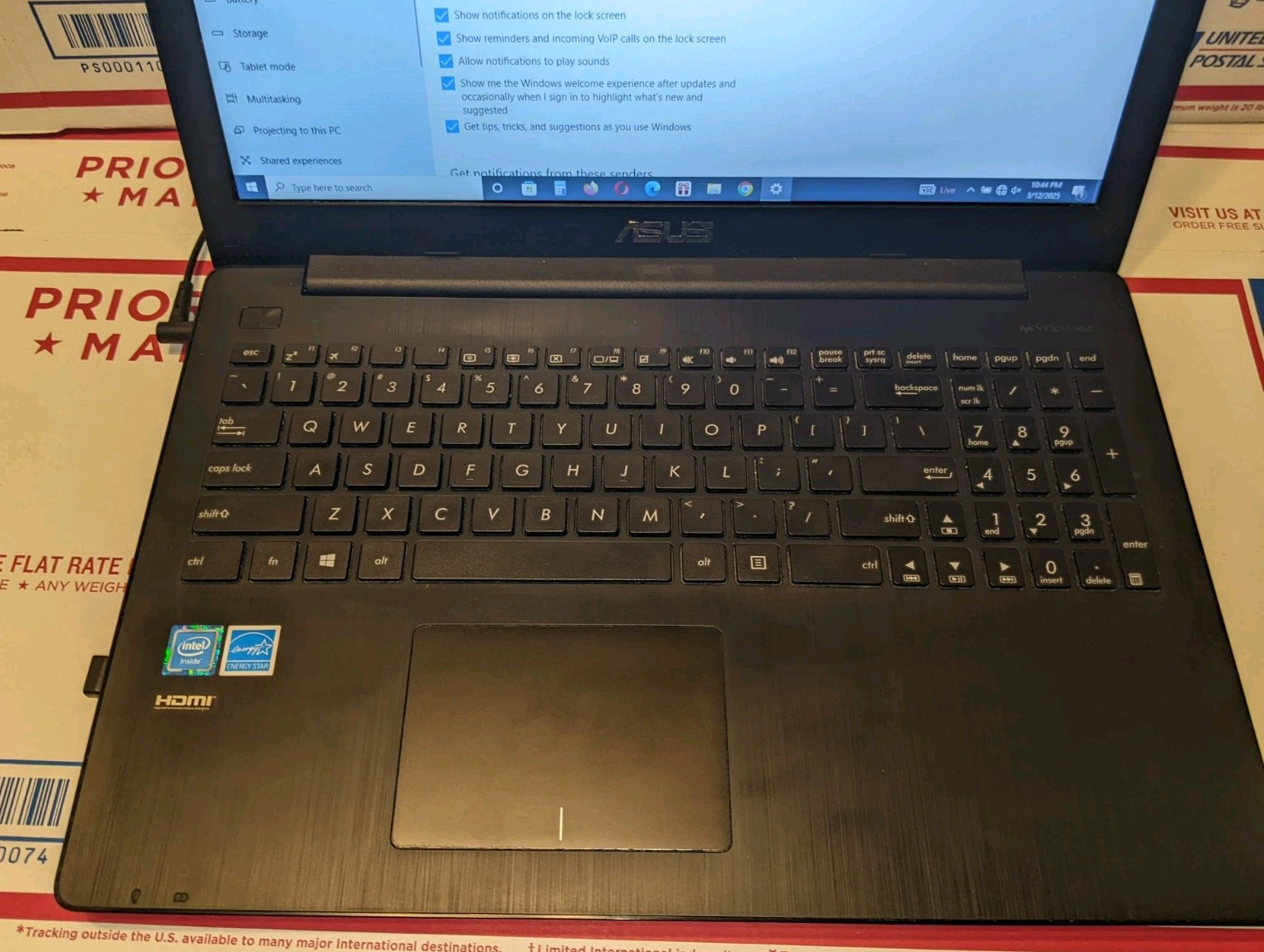 ASUS X553S 15.6” / Intel Dual Core N3050 @ 1.60GHz – Win10 – Black EXCELLE w/Box
