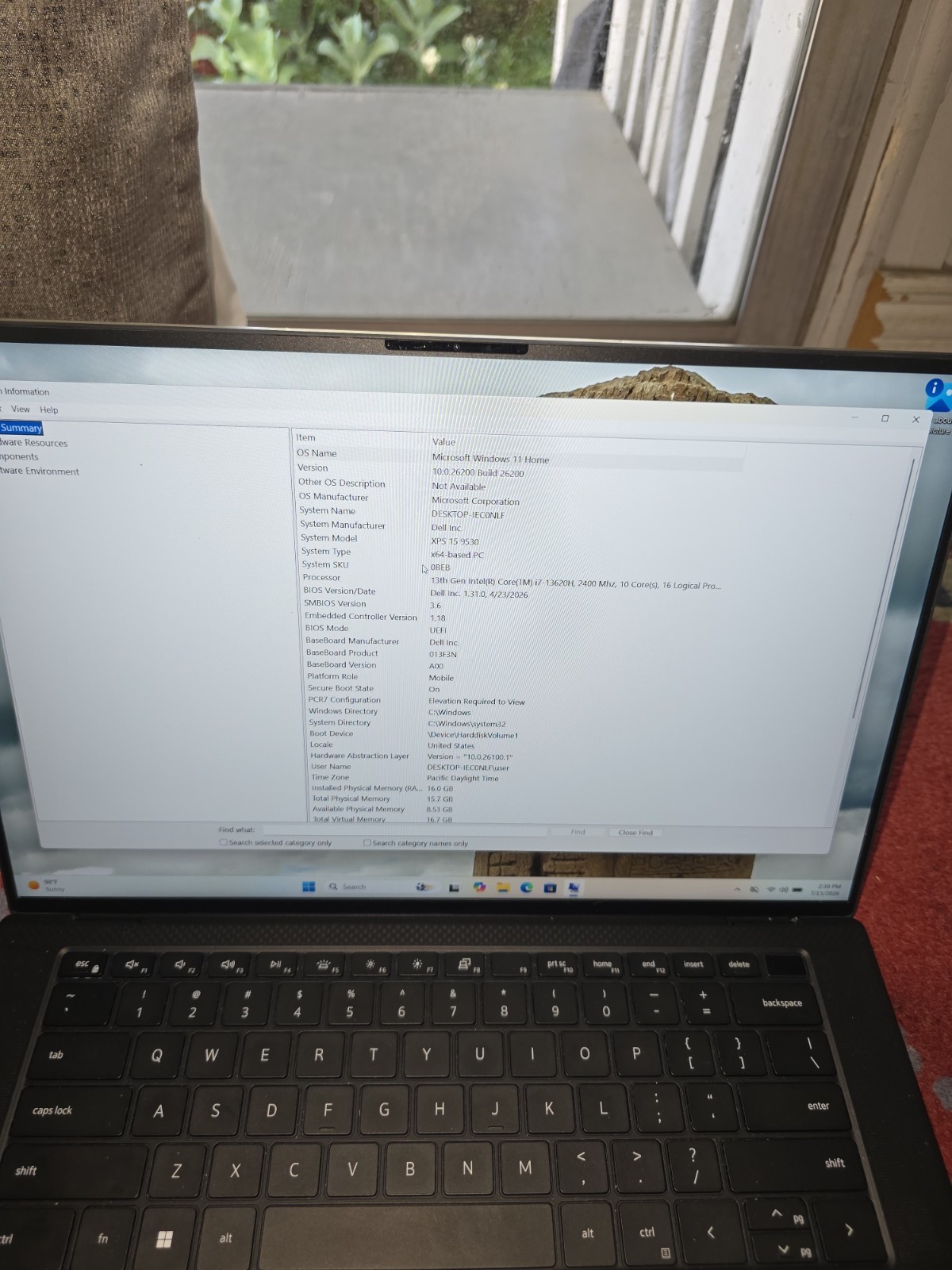 DELL XPS 15 9530 i7-13620H 16GB RAM 512GB SSD WIN11 HOME W/CHARGER DELL WARRANTY
