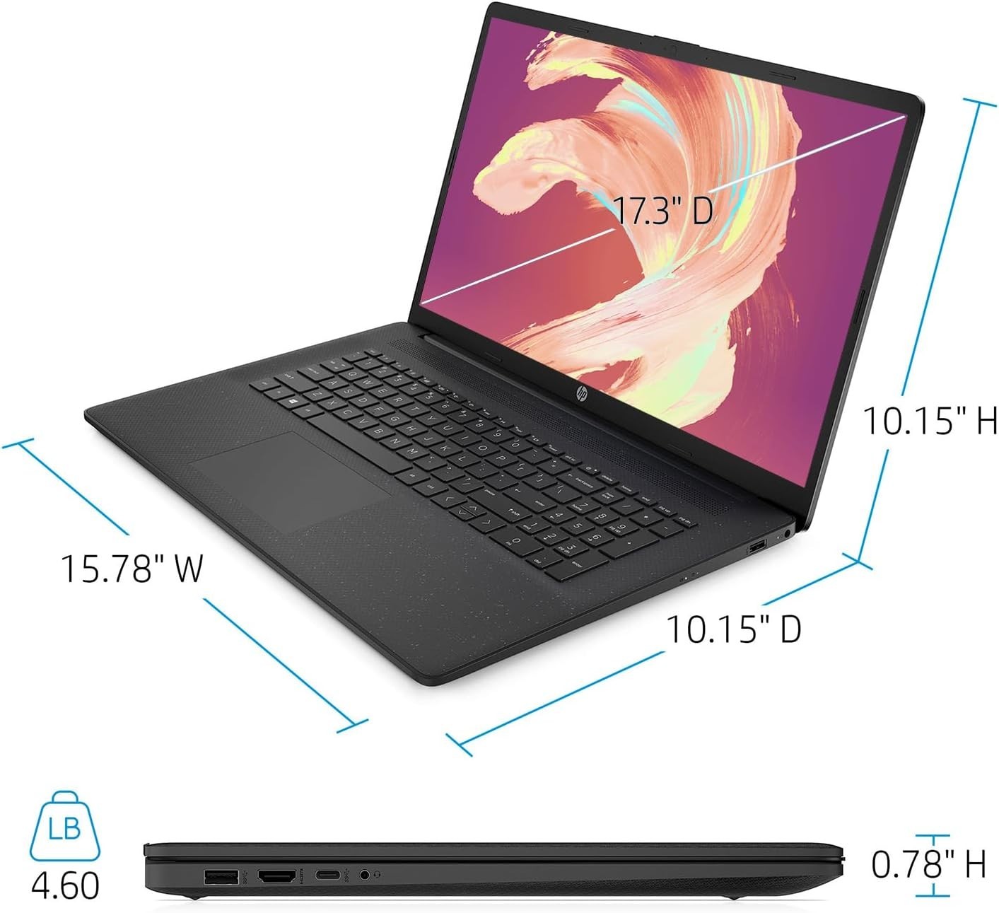 🔥 NEW🔥 HP Laptop 17.3 Intel i5 Upto 64GB RAM & 2TB SSD W11Pro OFFICE Lifetime