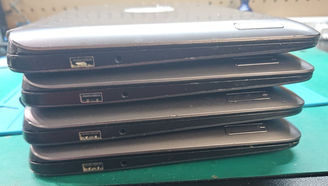 LOT 4 HP Pro x2 410 G1 11.6″ i5-4202Y 1.6GHz 4GB 2-in-1 Laptops FOR PARTS AS IS
