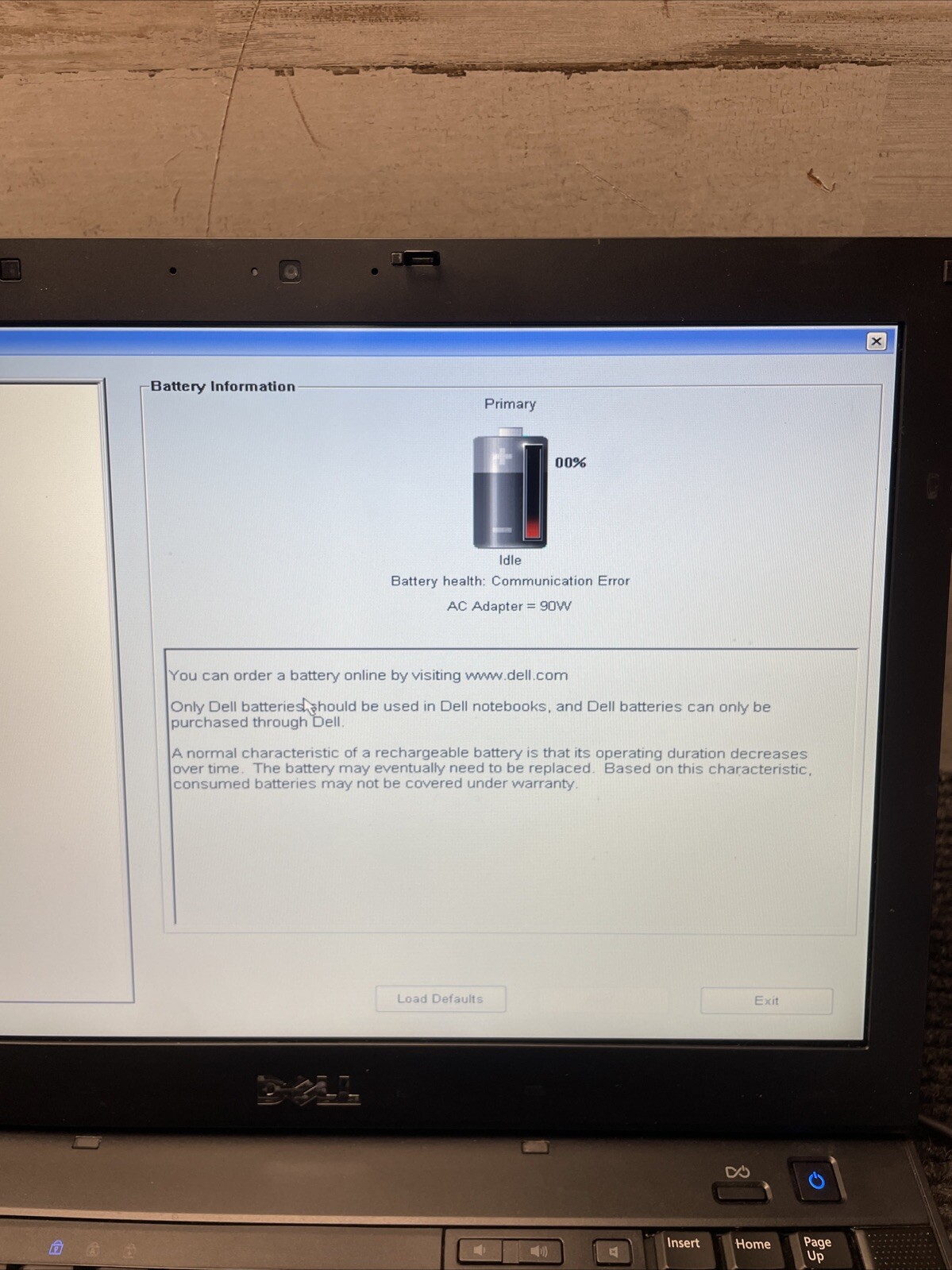 *PARTS* Dell Latitude E6410 Laptop Intel Core i7-M620 8GB Ram No HDD/COVER/OS