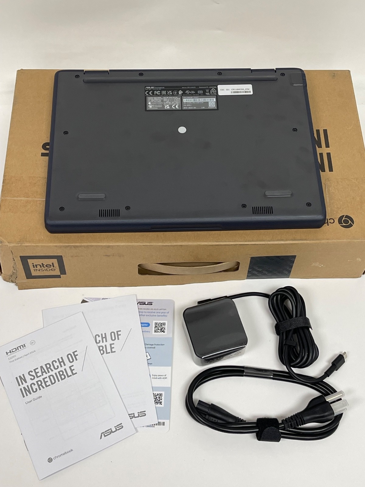 ASUS Chromebook CR1104CG Intel N100 32GB SSD 4GB 11.6″ Touchscreen Gray
