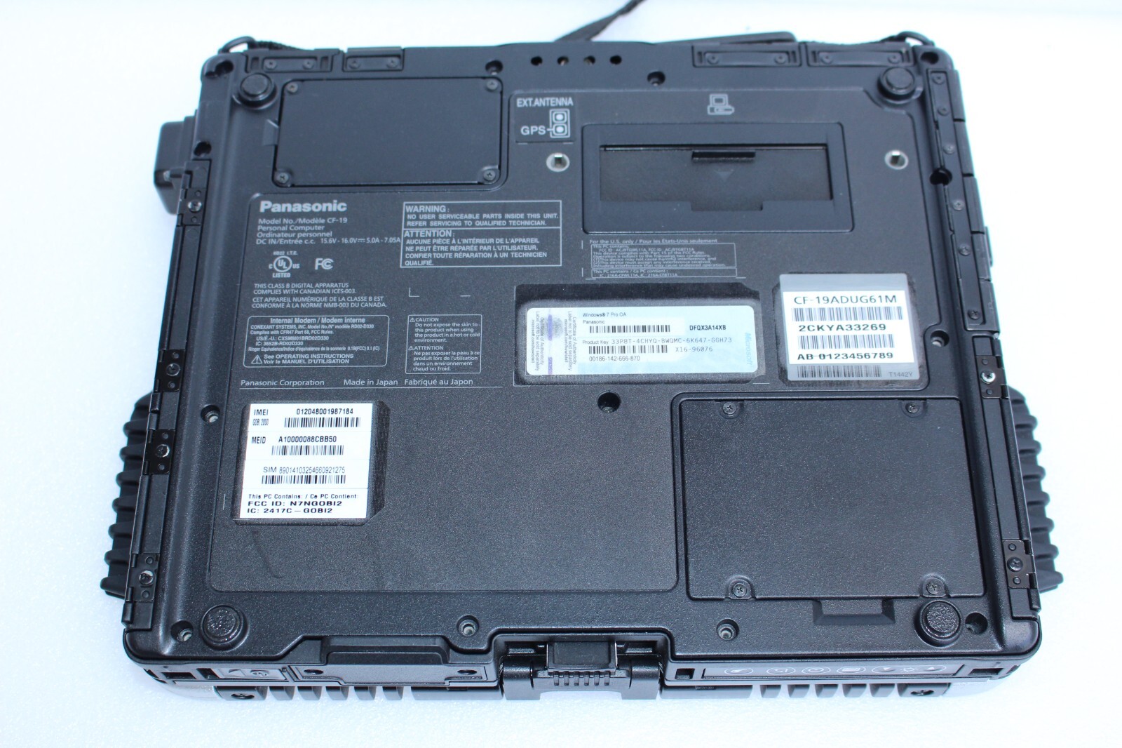 Panasonic TOUGHBOOK CF-19 MK-5 Core i5-2520M 16GB/ 512GB SSD/GPS/ Win7 PRO64/