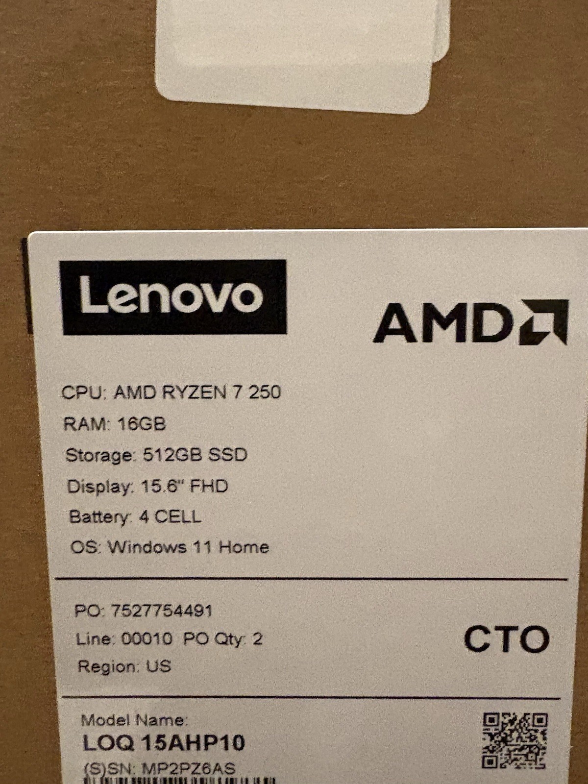 Lenovo LOQ 15.6 Gaming Laptop