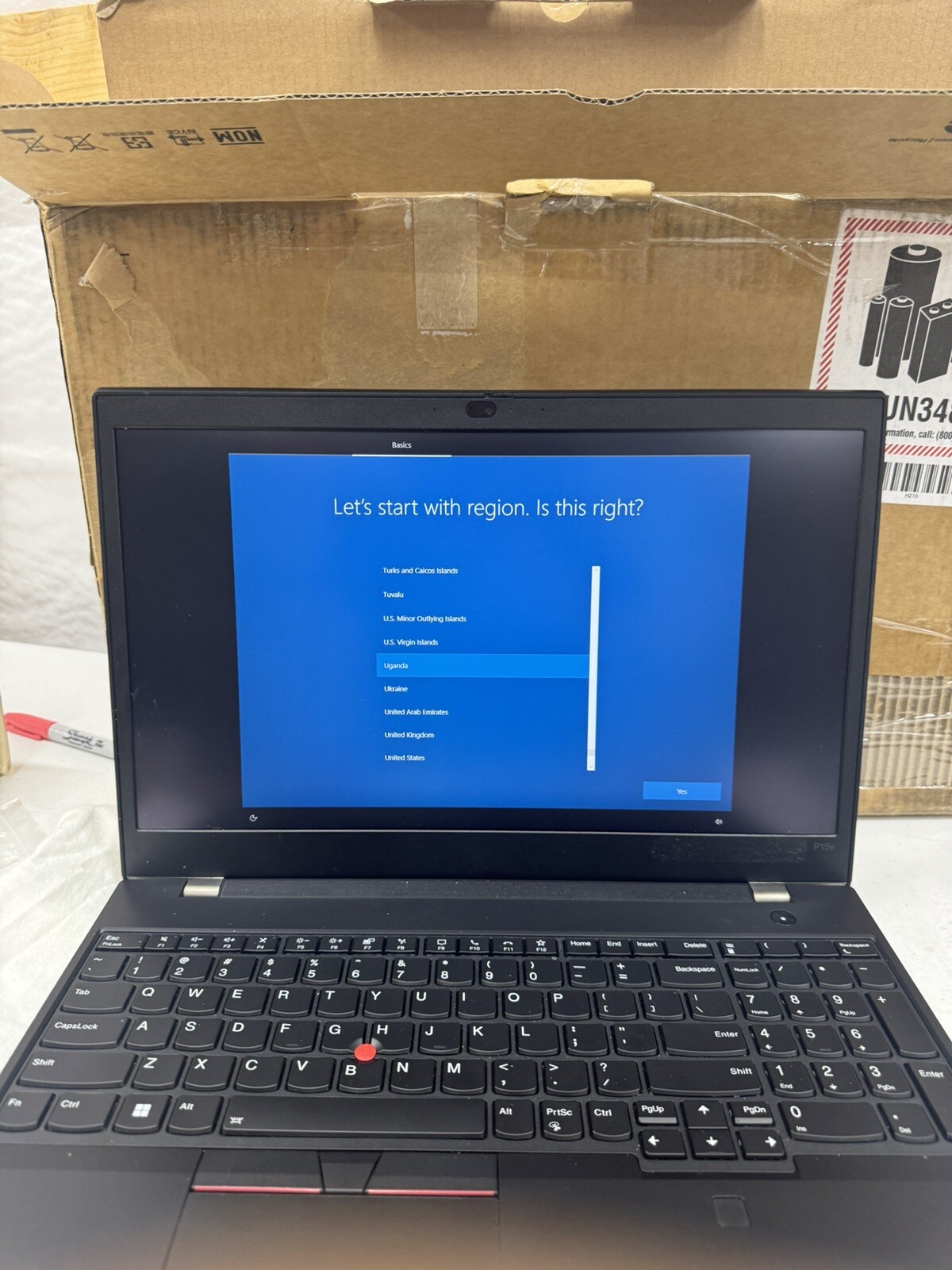 Lenovo ThinkPad P15v (Gen 3) i7-12800H 32 GB Ram 512GB ssd RTX A2000 (FOR PARTS)