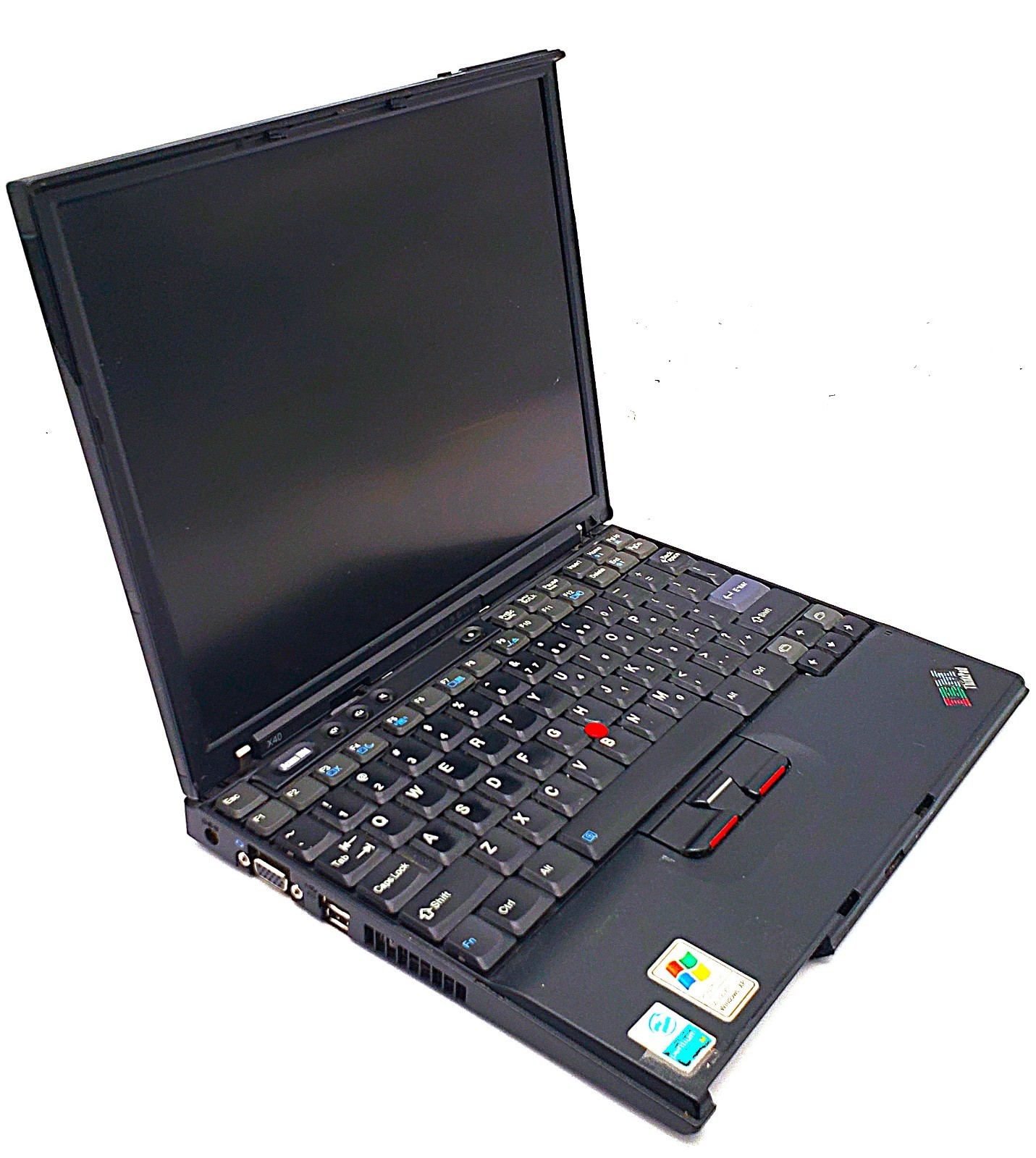 IBM X40 Thinkpad 12″ Laptop | Pentium M | 1GB | No Drives | Boots | See Descript