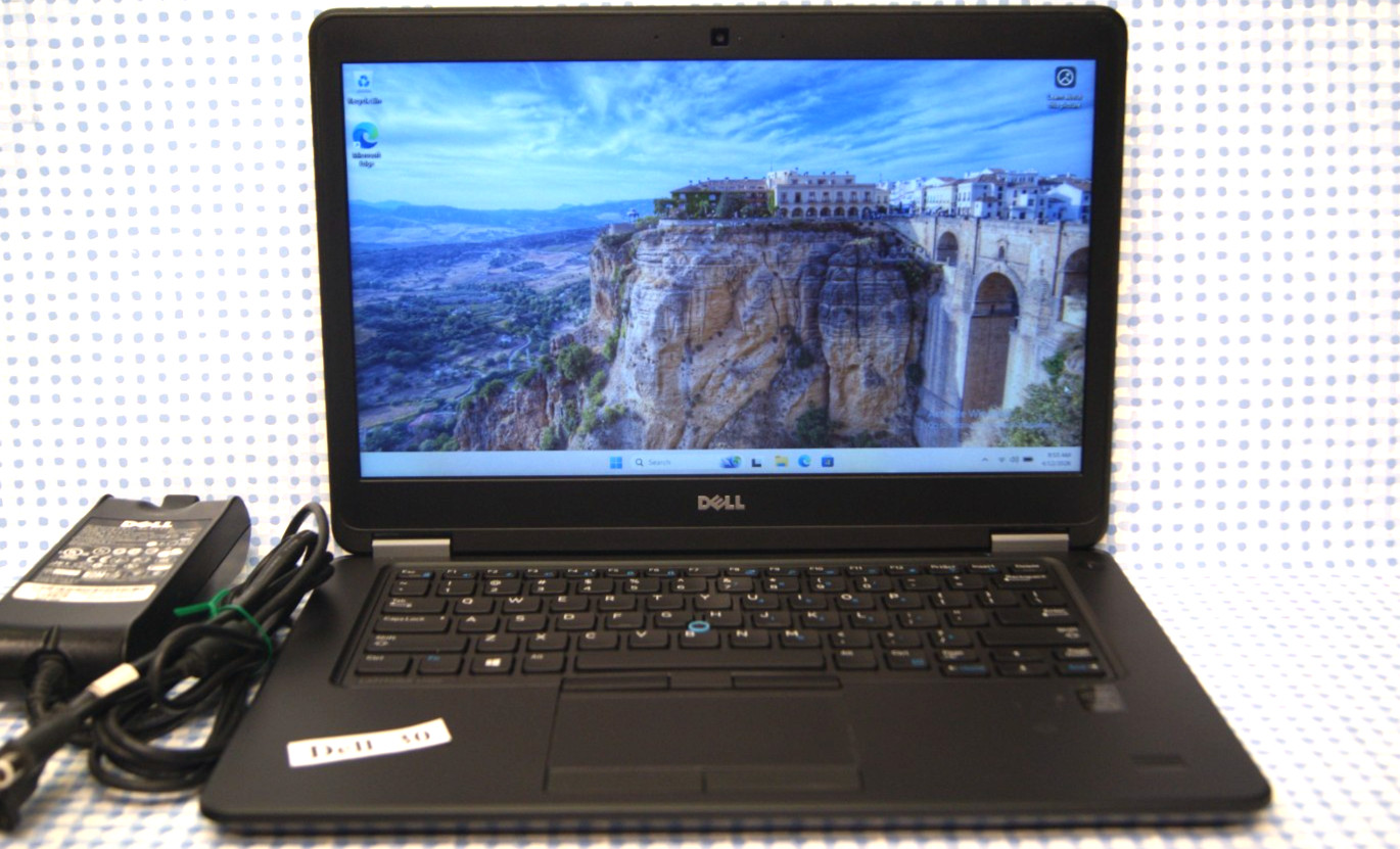 Dell Latitude E7450 Laptop, Core i5-5300U 16GB RAM 512GB SSD Windows 11 Pro
