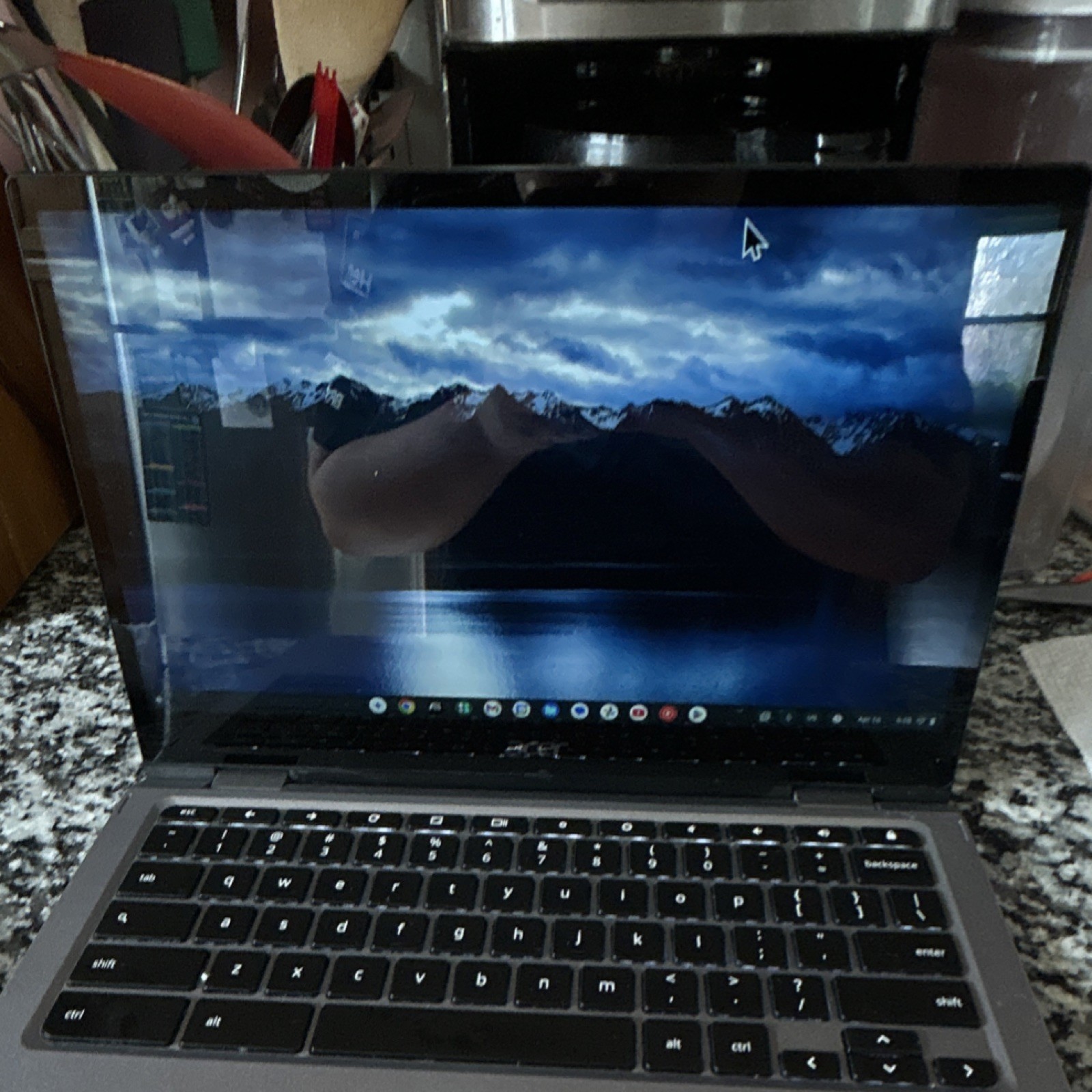 Acer R841T Series Convertible 2-in-1 Laptop Chrome OS Snapdragon SC7180 Gray