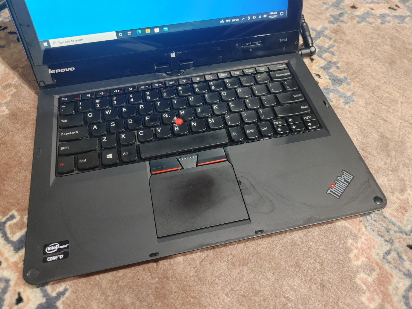 Lenovo Thinkpad Twist S230u Touch Convertible Laptop i7, 8GB RAM, 128GB SSD, W10