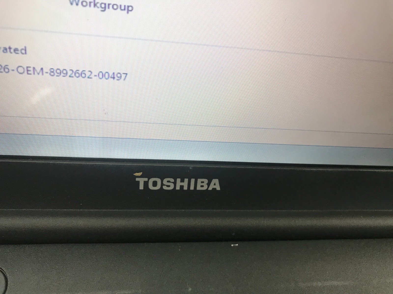 Toshiba Satellite L300D AMD Athlon 64×2 Dual-Core TK-57 1.90GHz 4GB RAM 160GB