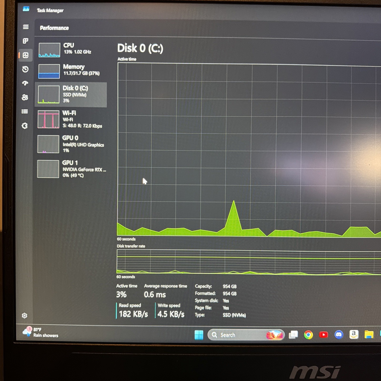 MSI Katana 15 15.6” Gaming i7-13620H RTX 4070 (UPGRADED 32GB DDR5) 1TB B13VGK