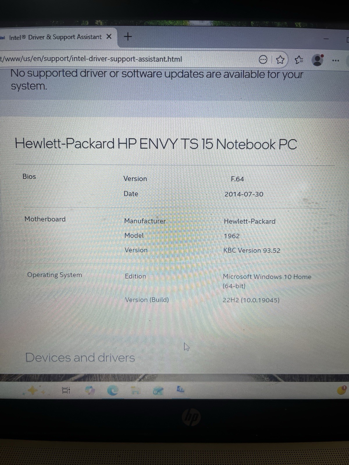 HP Envy 15 Notebook Laptop Intel Core i7 12 Gb Ram Touchscreen (see description)