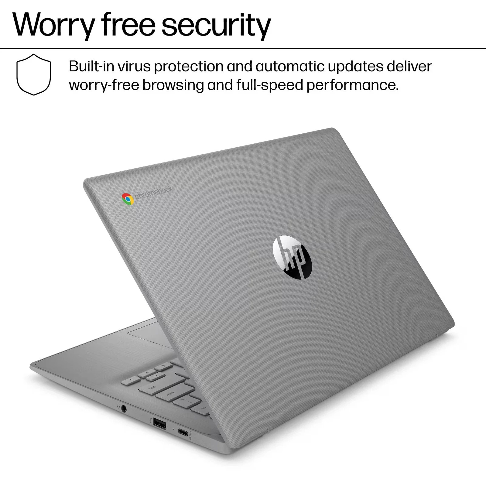 HP – 14″ Chromebook – Intel Celeron – 4GB Memory – 64GB eMMC – Modern Grey