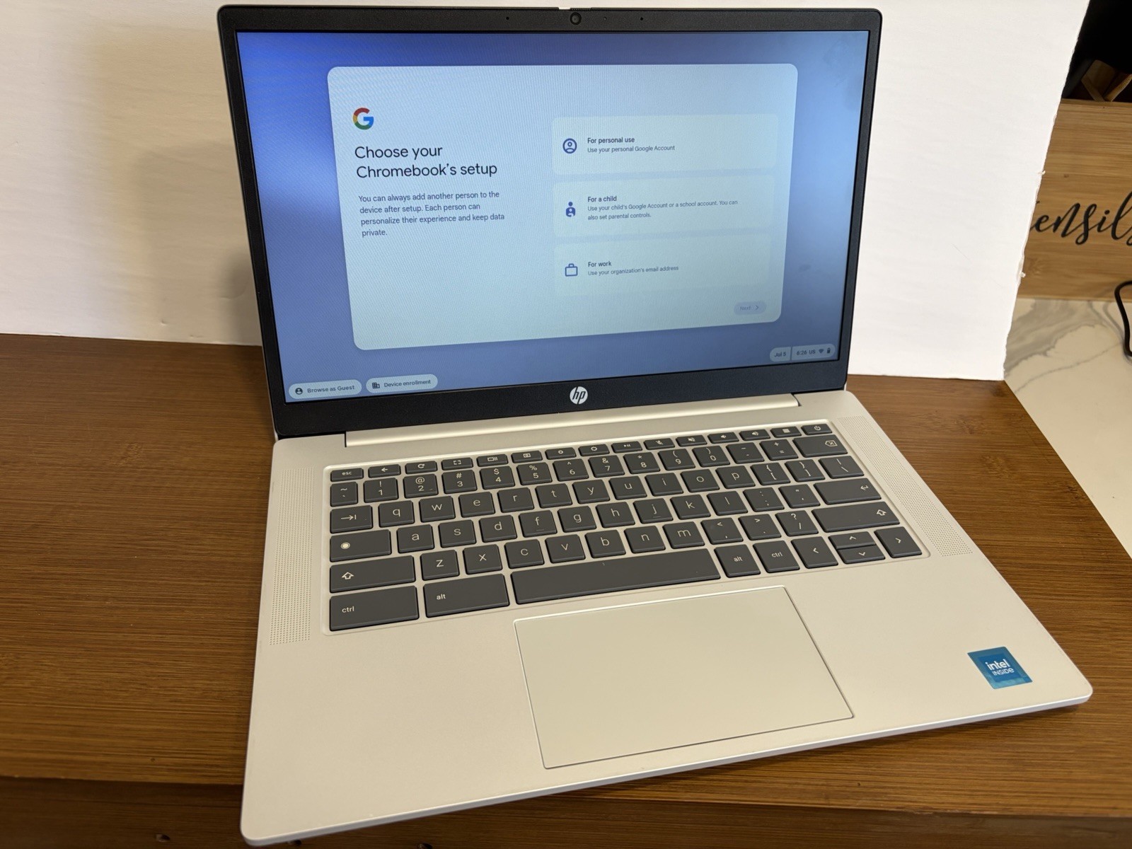 HP Chromebook Laptop MT7921 14” Screen with Charger – FREE SHIPPING