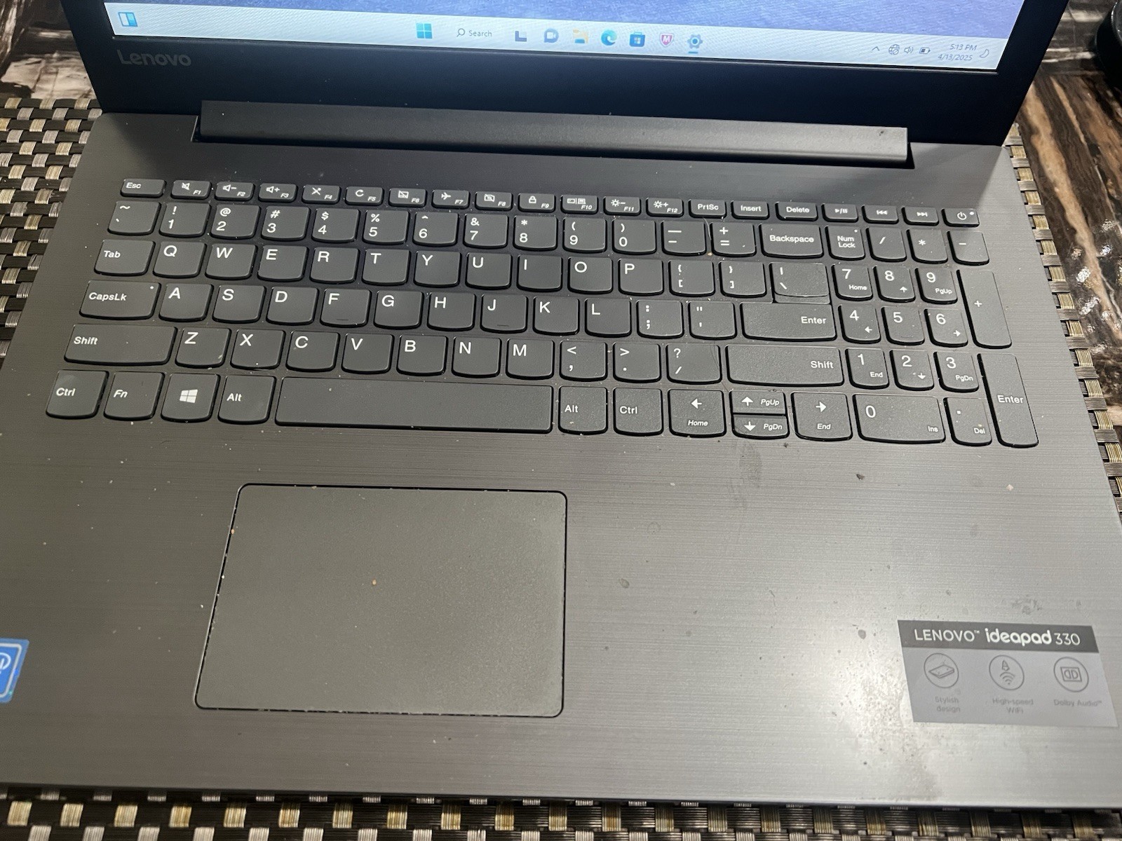 Lenovo IdeaPad 330-15IGM 4GB RAM Windows