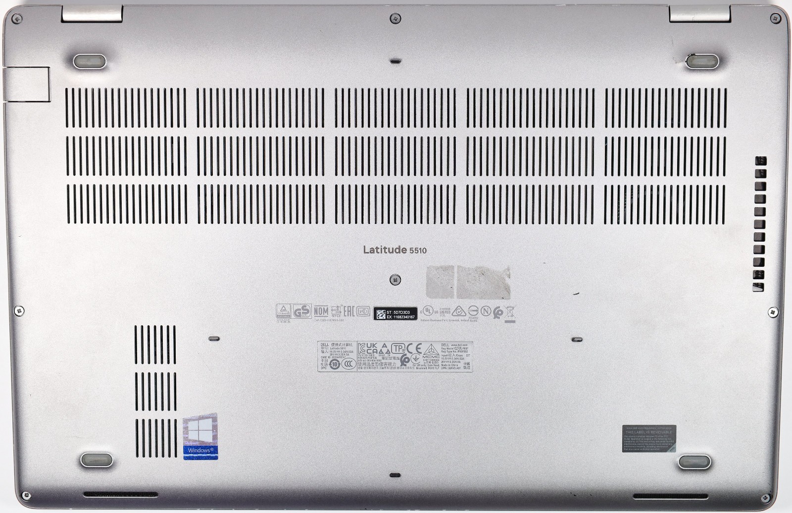 Dell Latitude 5510 Core i7-10610U CPU 16GB RAM 256GB SSD Win 11 Pro w/AC Adapter