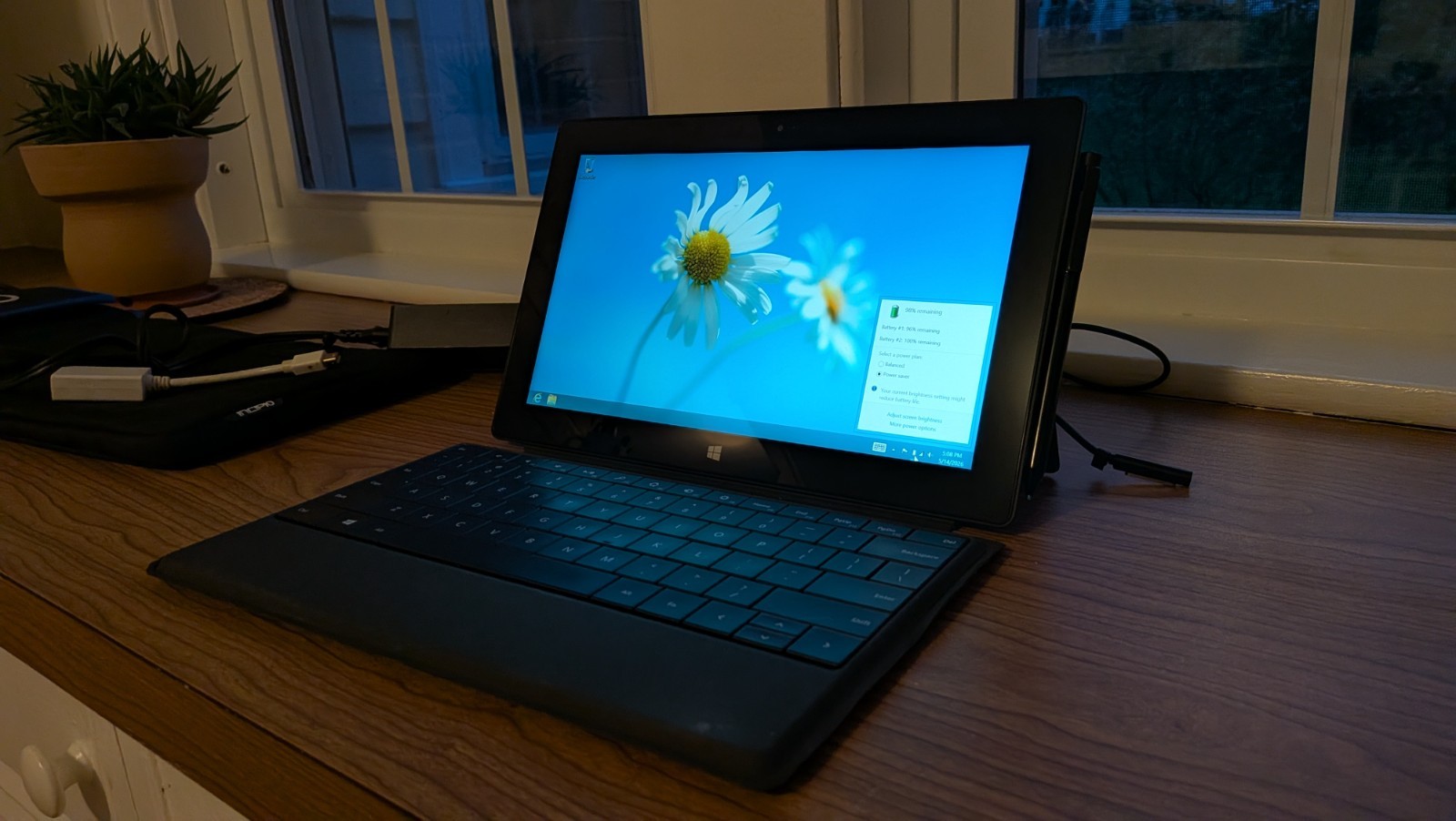 Microsoft Surface Pro 1 64GB Bundle + Rare Power Cover + Pen + Charger