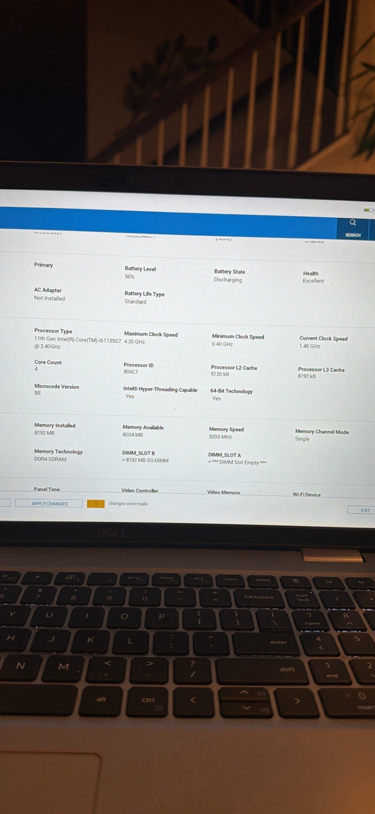 Dell Latitude 5520 15.6″ Intel Core I5-1135G7 8GB RAM 256GB SSD 2.40 GHz W11 Pro