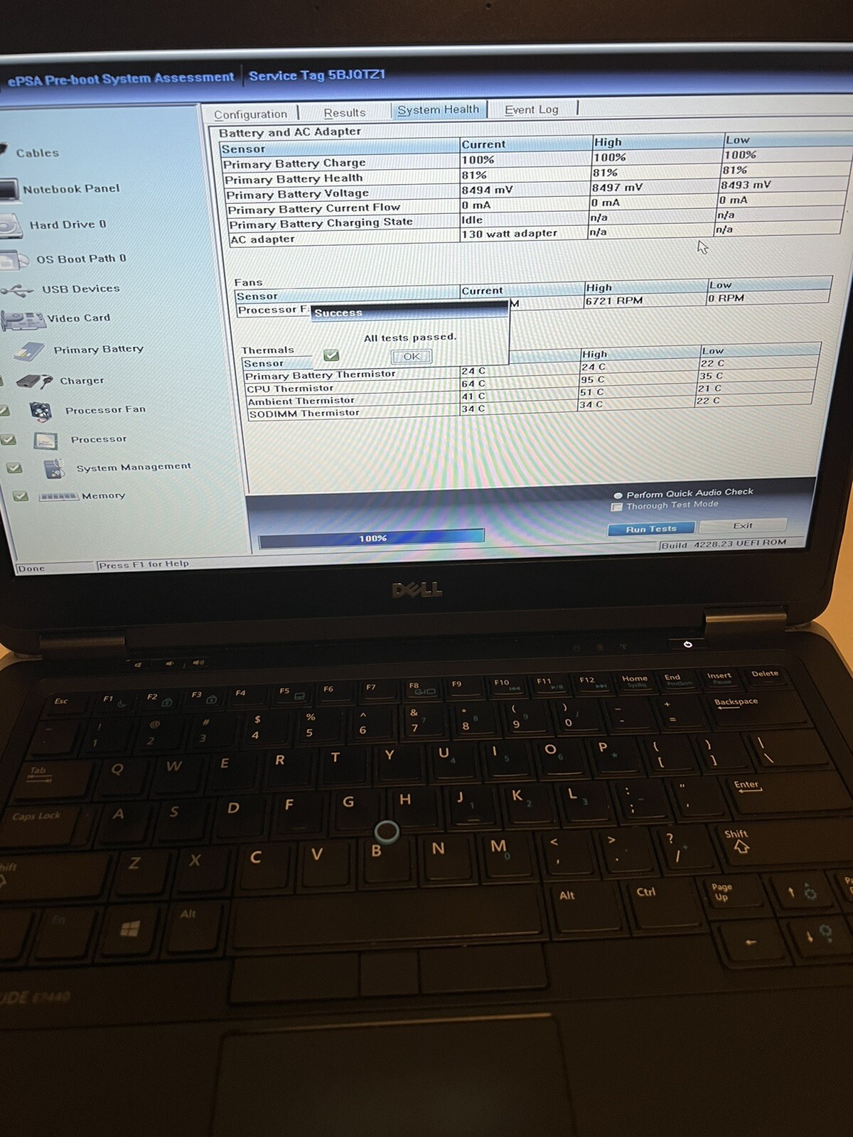 Dell Latitude E7440 14 inch 128GB, Intel Core i5 4th Gen., 2.5 GHz, 8GB Ram