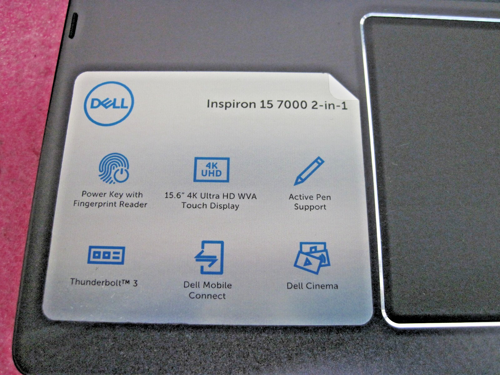 Dell Inspiron 7591 2-in-1 15″ 4K UHD i7-10510U 16GB 1TB M.2 SSD MX250 W11P T9A12