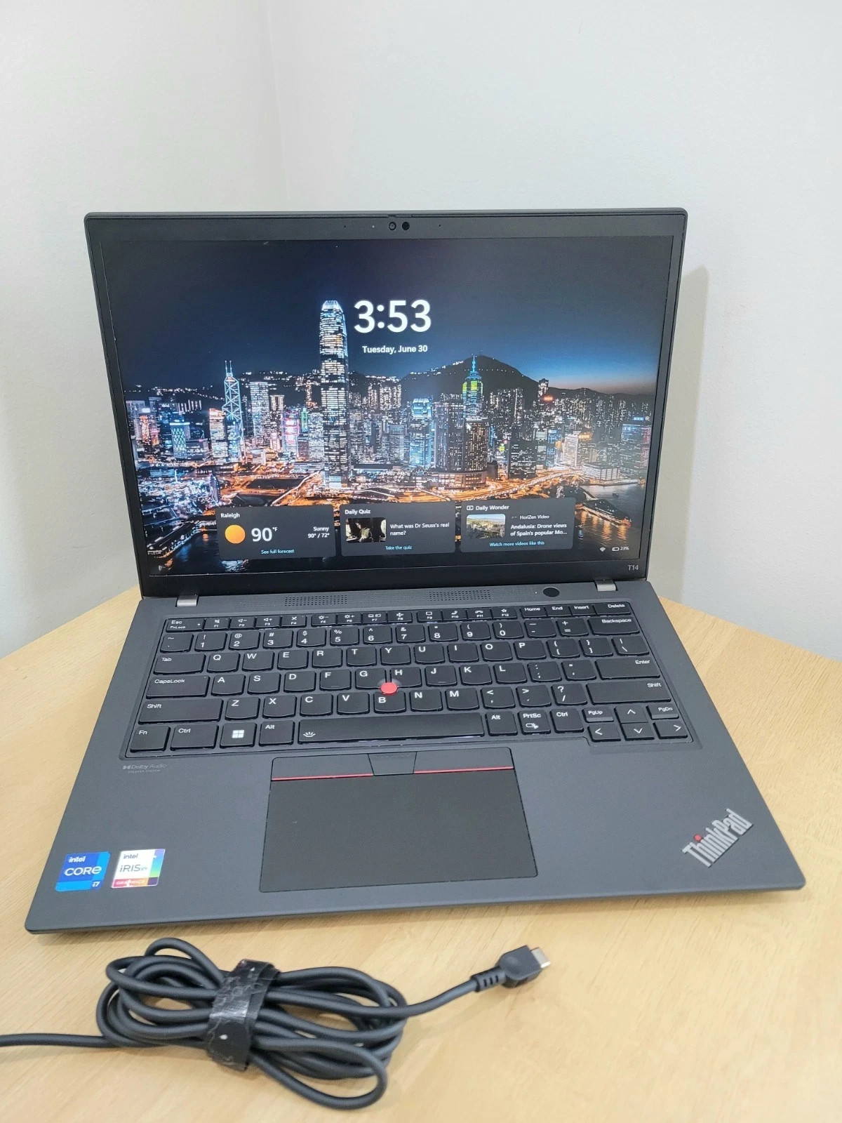 Lenovo ThinkPad T14 Gen 3 I7 1260P 16Gb 512Gb Ssd W/ Warranty . Excellent A+