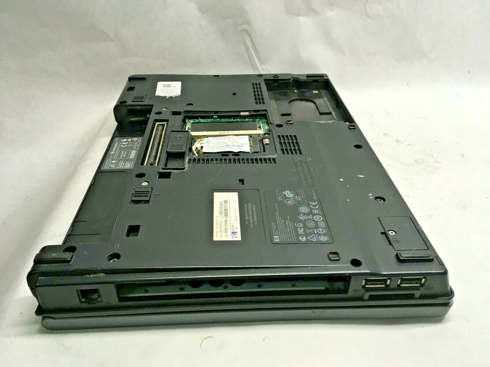 HP Compaq 6510b Core 2 Duo Laptop Boots to BIOS NO HDD/RAM/Battery/Charger JR