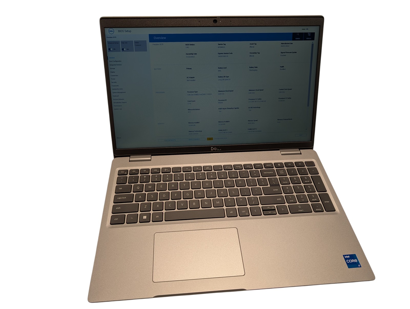 Dell Precision 3570 i7-1265U 16GB RAM – 2TB SSD “Grade D”