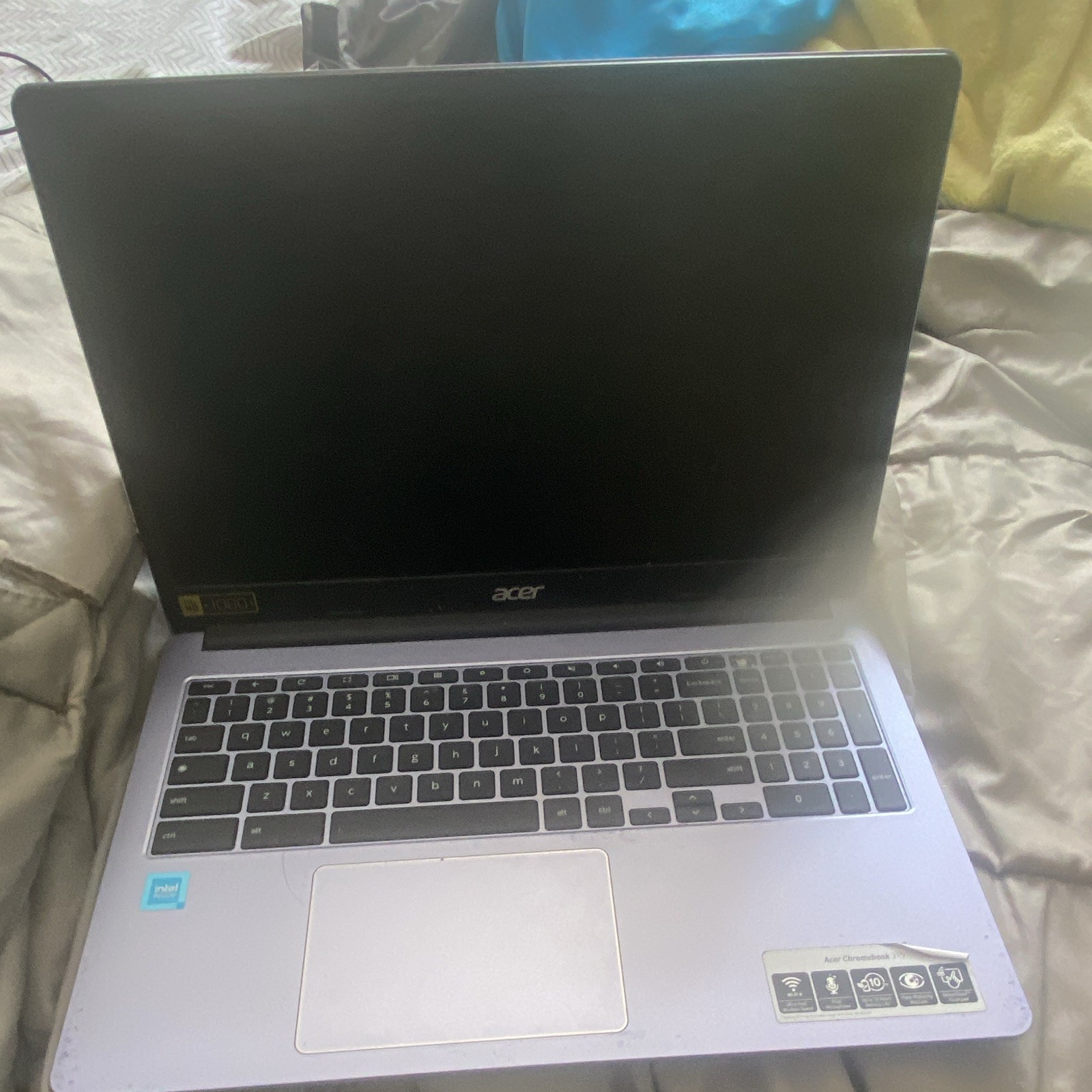 Acer Chromebook 15.6″ Intel Celeron Laptop Chrome OS Silver Wi-Fi Webcam