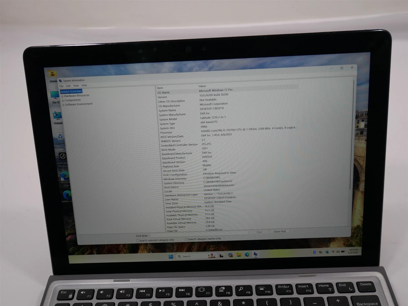 Dell Latitude 7210 Core i5-10310U 1.70GHz16GB 512GB SSD