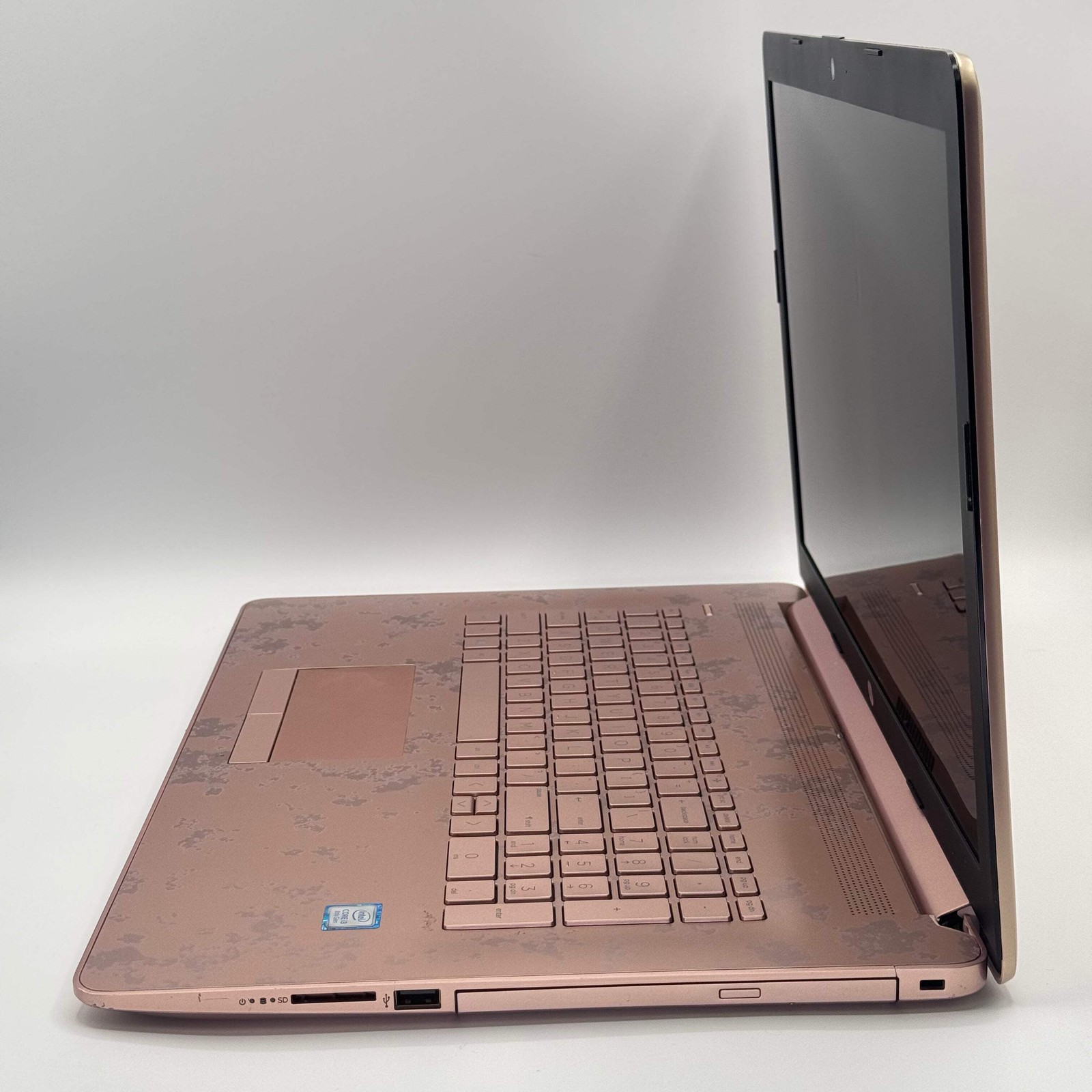 HP 17-by0010cy Laptop 17 Inch i3 8GB 1TB Pink READ