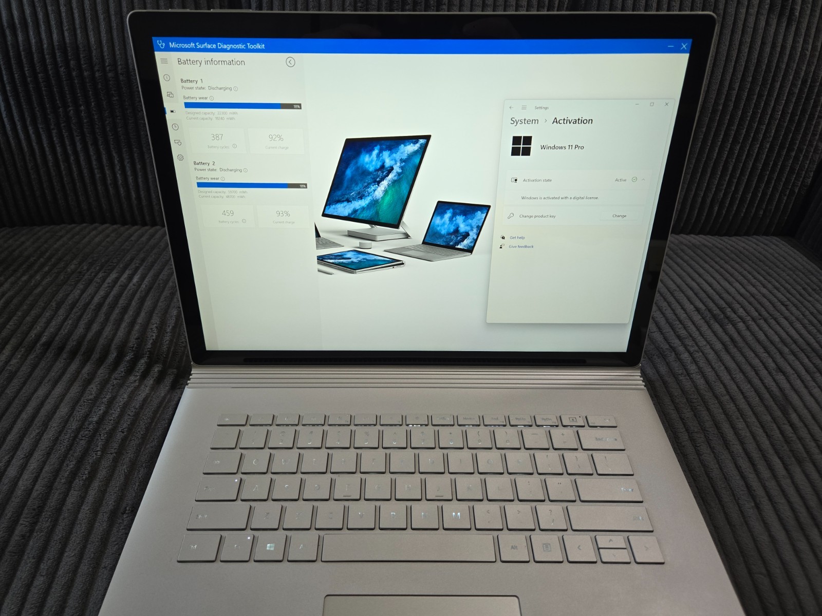 Microsoft Surface Book 3 15″ (256GB SSD, Intel i7-1065G7 GTX 1660 Ti 16GB RAM)