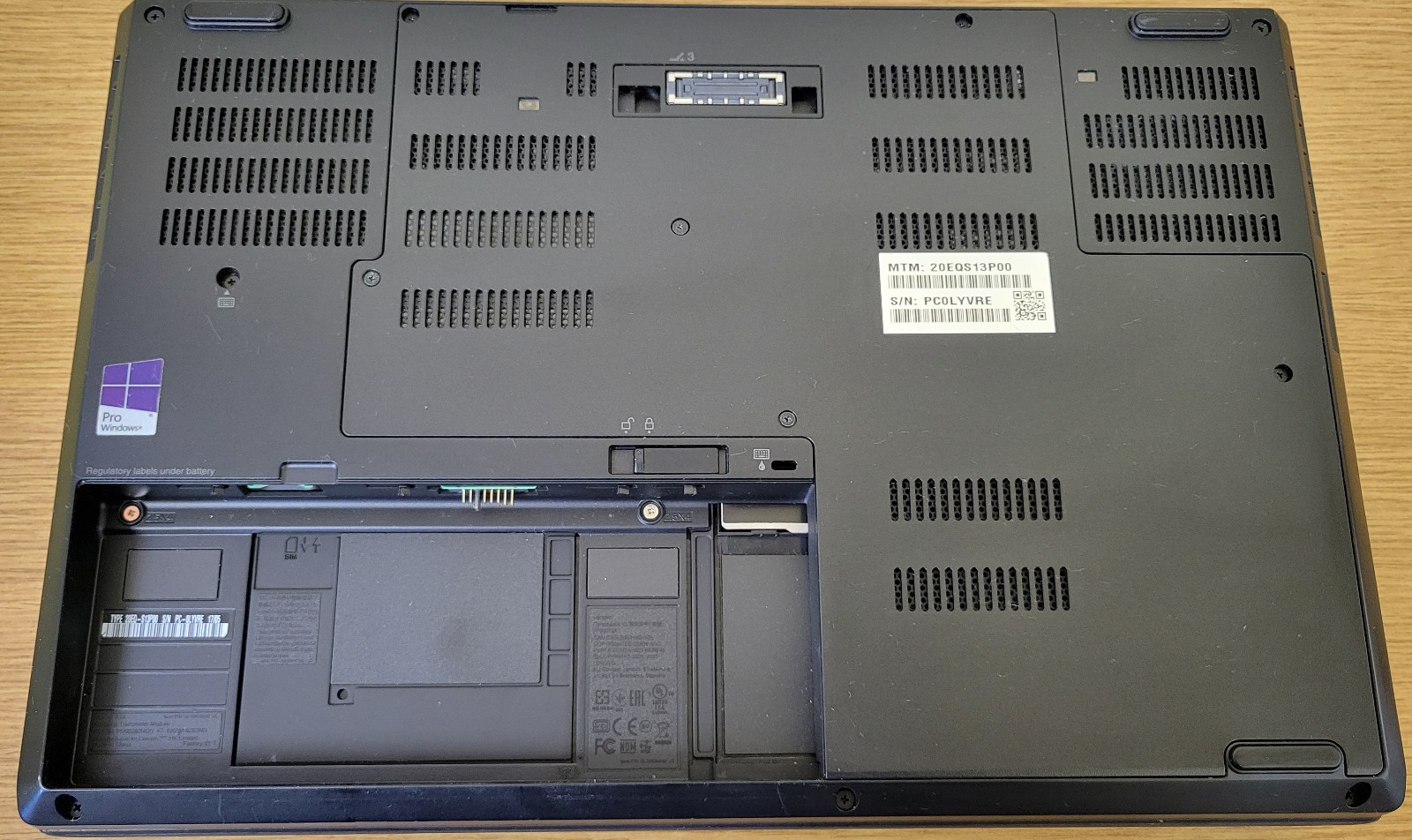 (Lot of 2) Lenovo ThinkPad P50 i7-6820HQ 2.70GHz 16GB DDR4 M1000M No OS/SSD/HDD