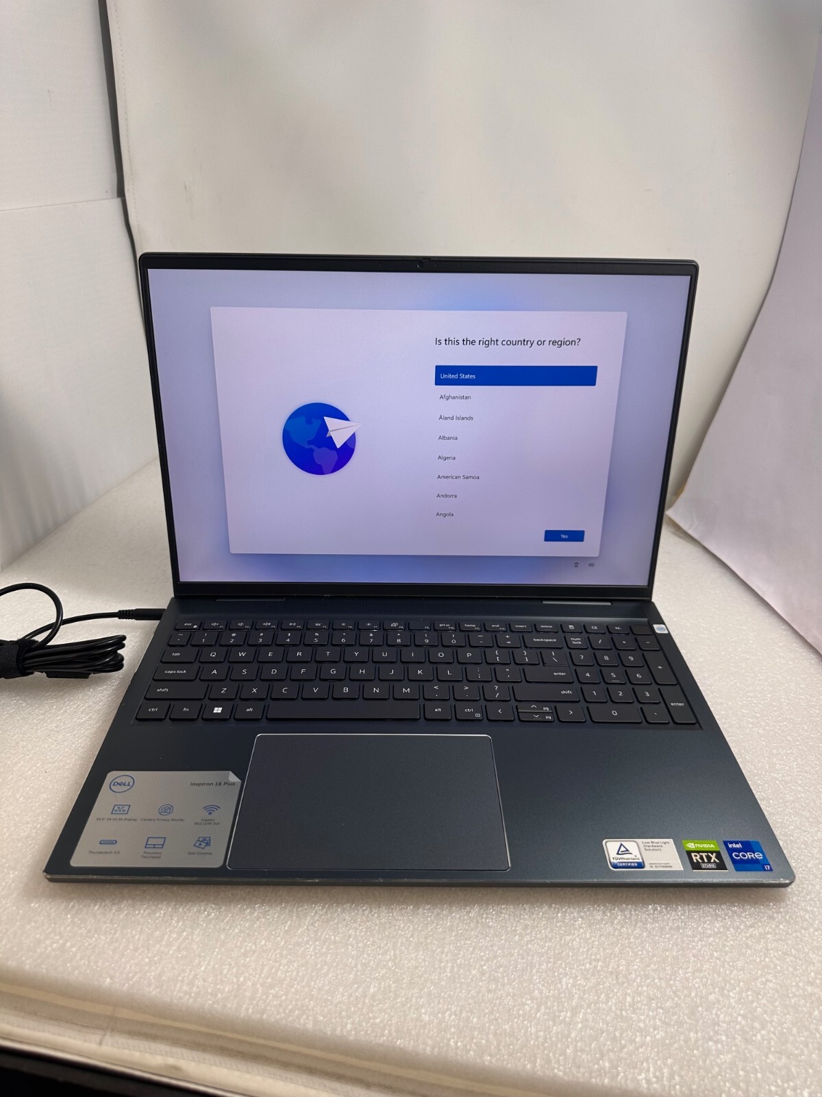 Dell Inspiron 16 7610 16″QHD+ Intel i7 11th 16gb 512gb NVIDIA RTX 3050 Win 11