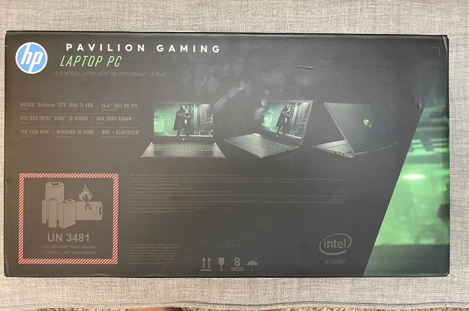 HP Pavilion Gaming Laptop 15.6″, Intel Core i5-8300H, NVIDIA GF GTX 1050Ti 🎁