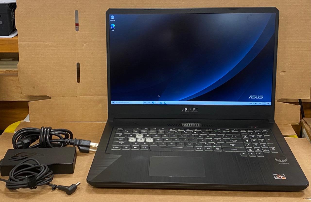 ASUS TUF GAMING 17.3″ AMD RYZEN 7 8GB 512GB NVIDIA GEFORCE GTX 1650- USED.