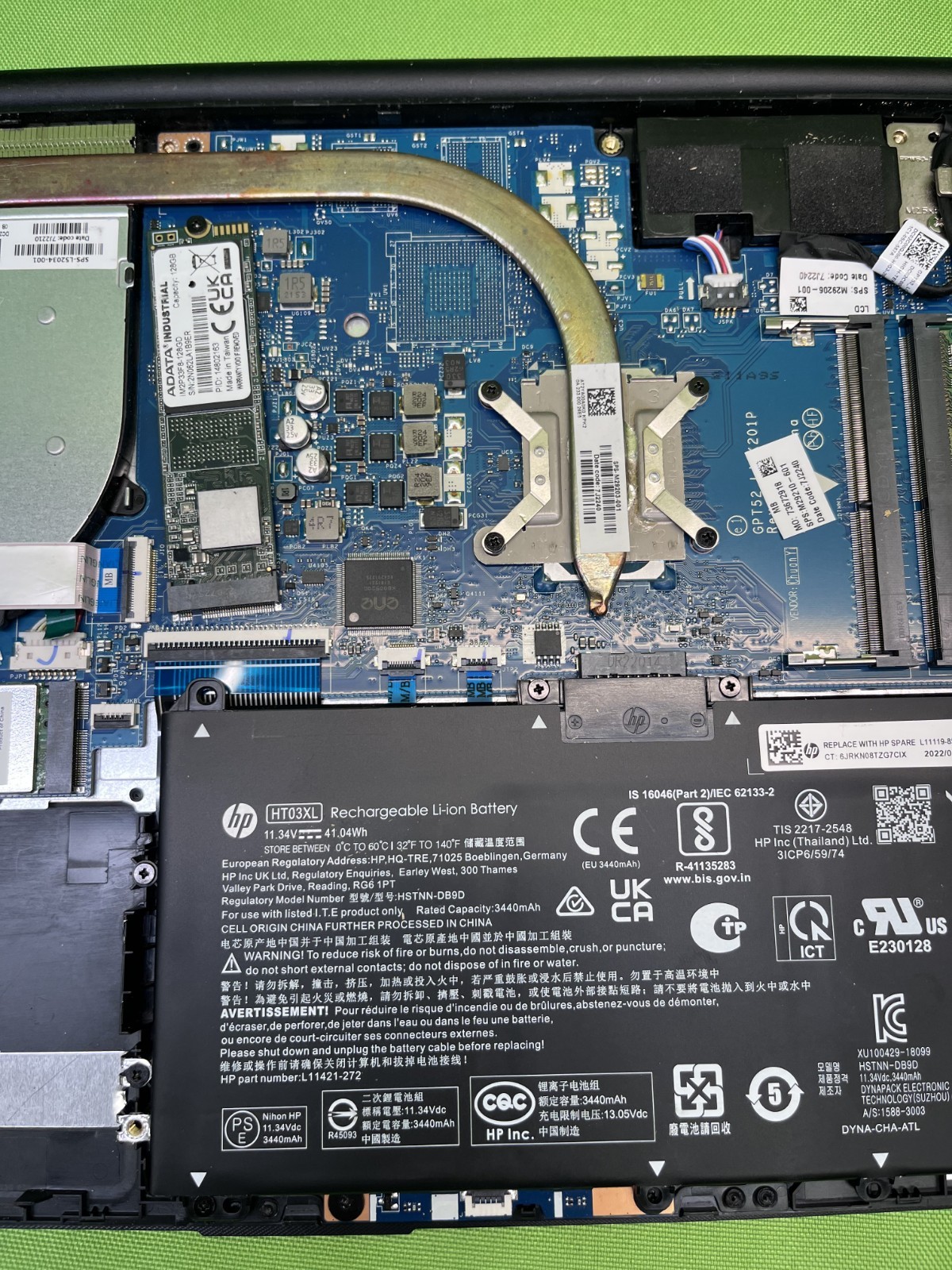 *AS IS* HP 15t-dw300 15.6″ Intel Core i7-1165G7@2.80 8GB/128 GB SSD/Win11 Home
