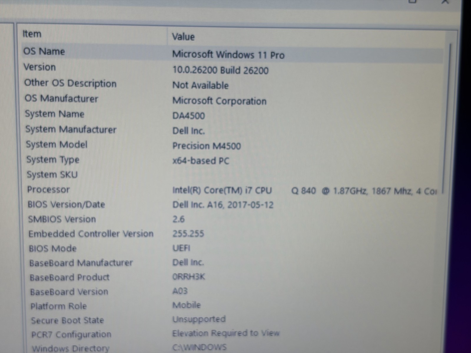 Upgraded Dell Precision M4500 512GB + 120GB SSD 8GB RAM i7-840QM POWER BUTTON