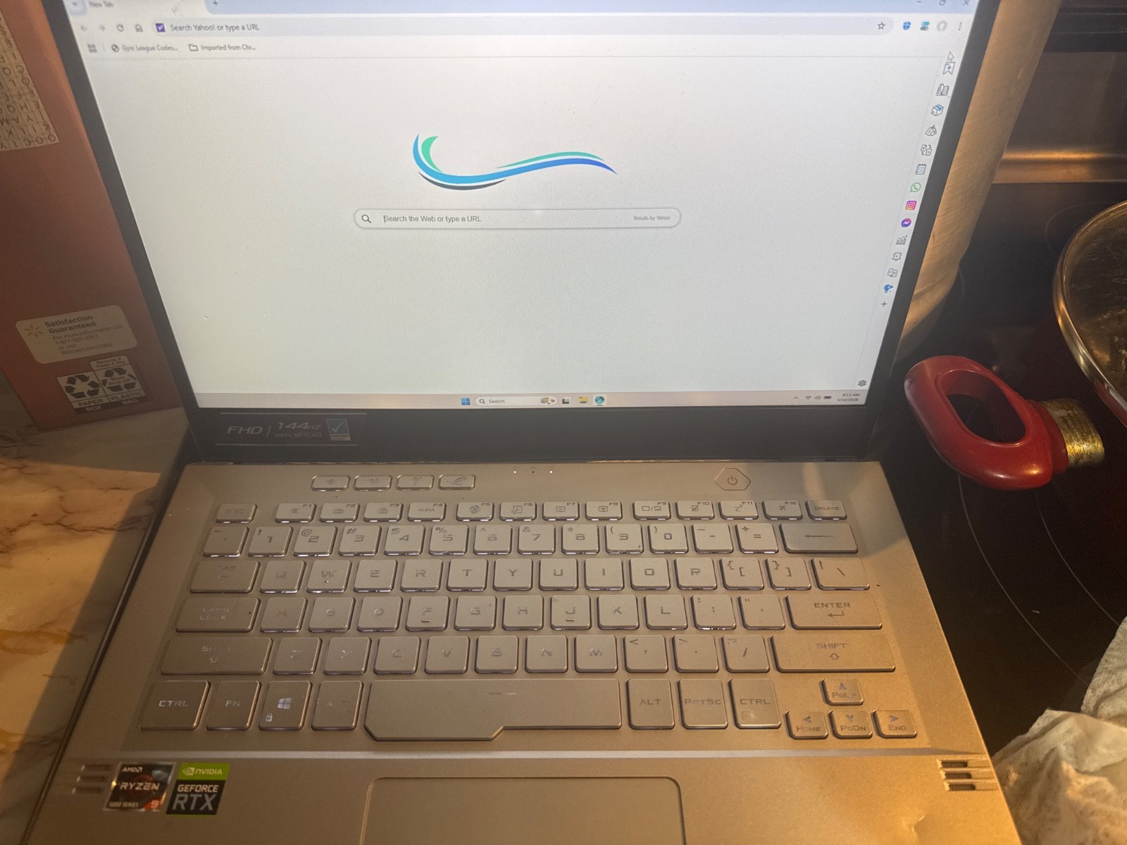 ASUS ROG Zephyrus G14 | Ryzen 9 + RX 6700S | 14″ 120Hz, 16GB RAM (NOT WORKING)