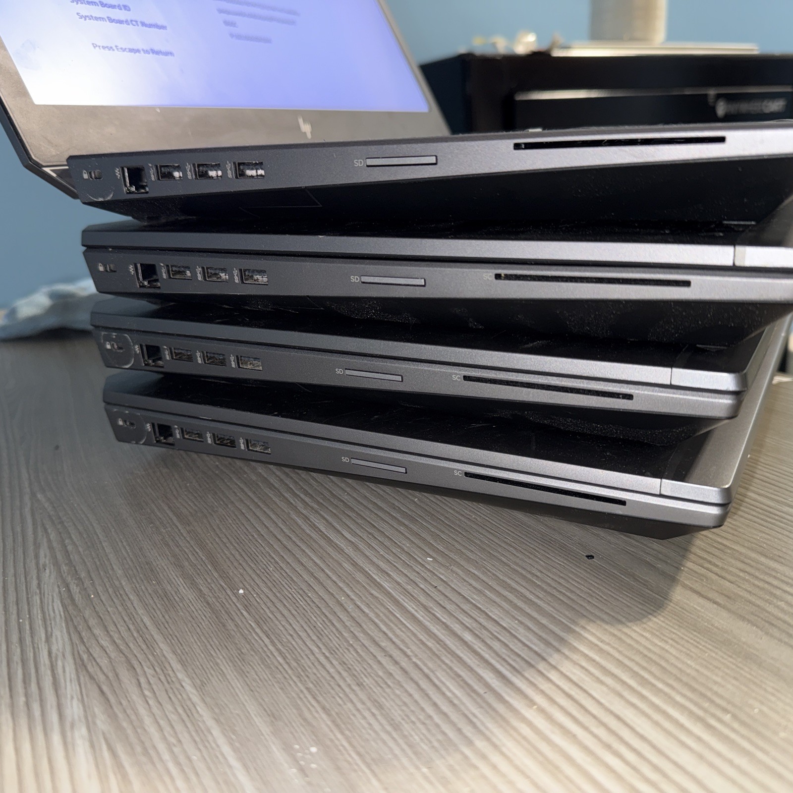 Lot of (4) HP ZBook 17 G5 G6 17″ Laptops Intel Core i5 8th 9th Gen 8GB RAM *READ