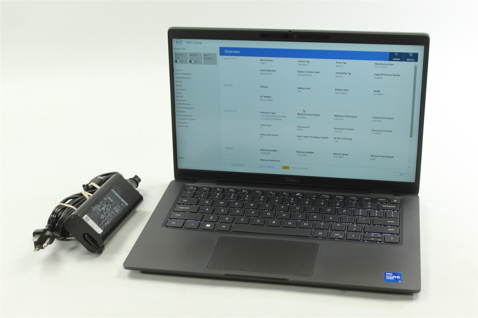 Dell Latitude 7420 14″ FHD Touch i7-1185G7 3.0GHz 256GB SSD 16GB RAM W11P