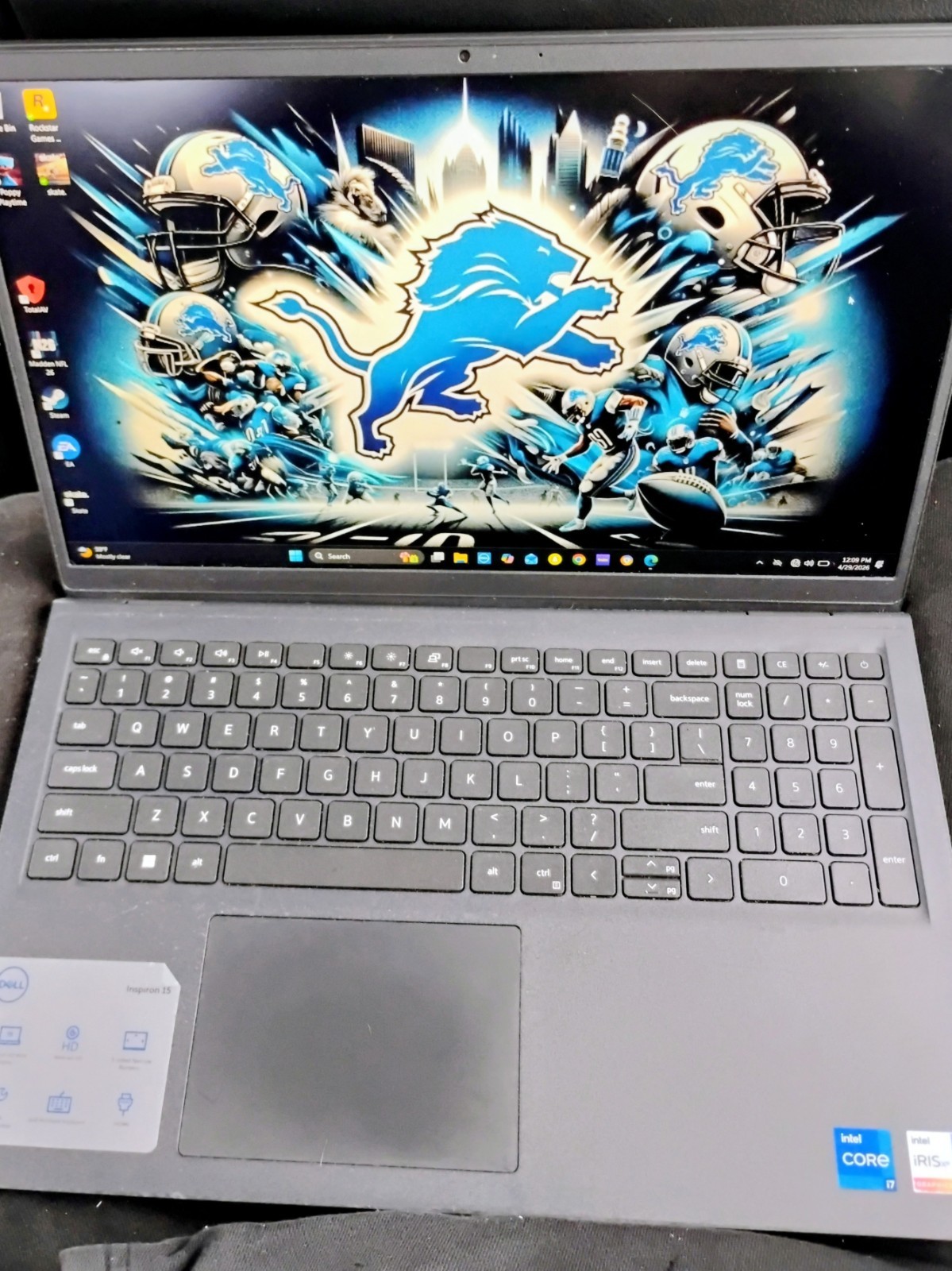 Dell Inspiron 15 Laptop Intel Core i7 Windows 11 15.6″ Black Wi-Fi Bluetooth