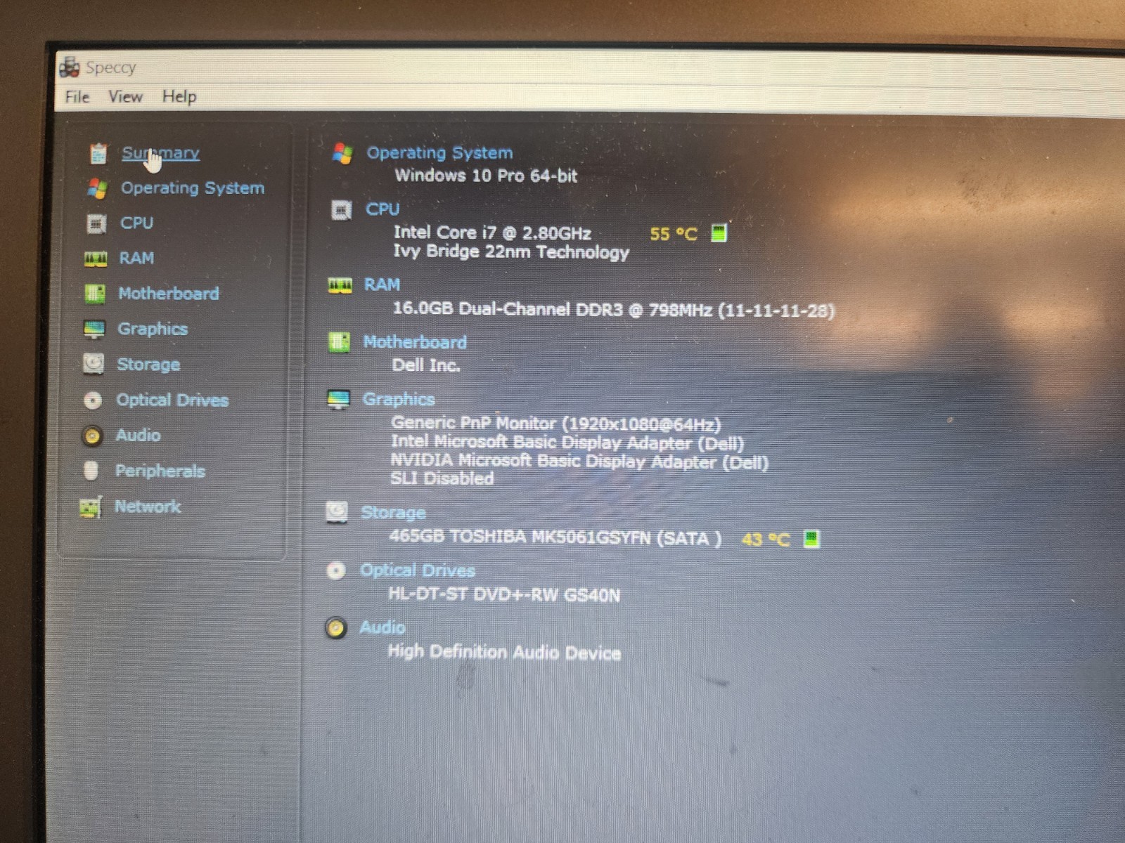 Dell Precision M4700 Laptop i7-3840QM 2.8GHz 16GB 500GB Hdd K2000M *READ