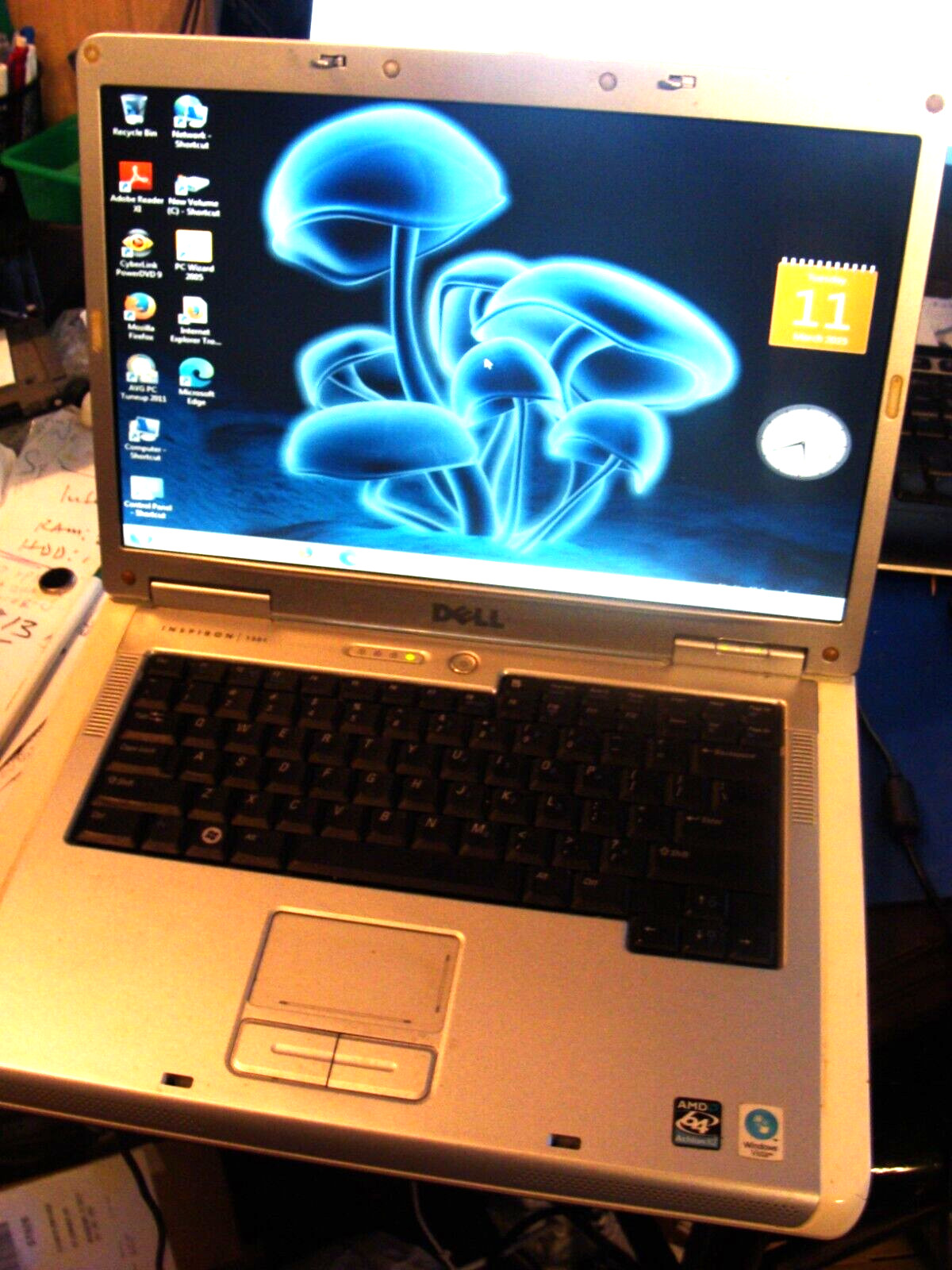 Dell Inspiron 1501 AMD Turion 64 X2 Tk-53 1.70Ghz 1.50GB RAM 80GB HDD Win 7 Pro