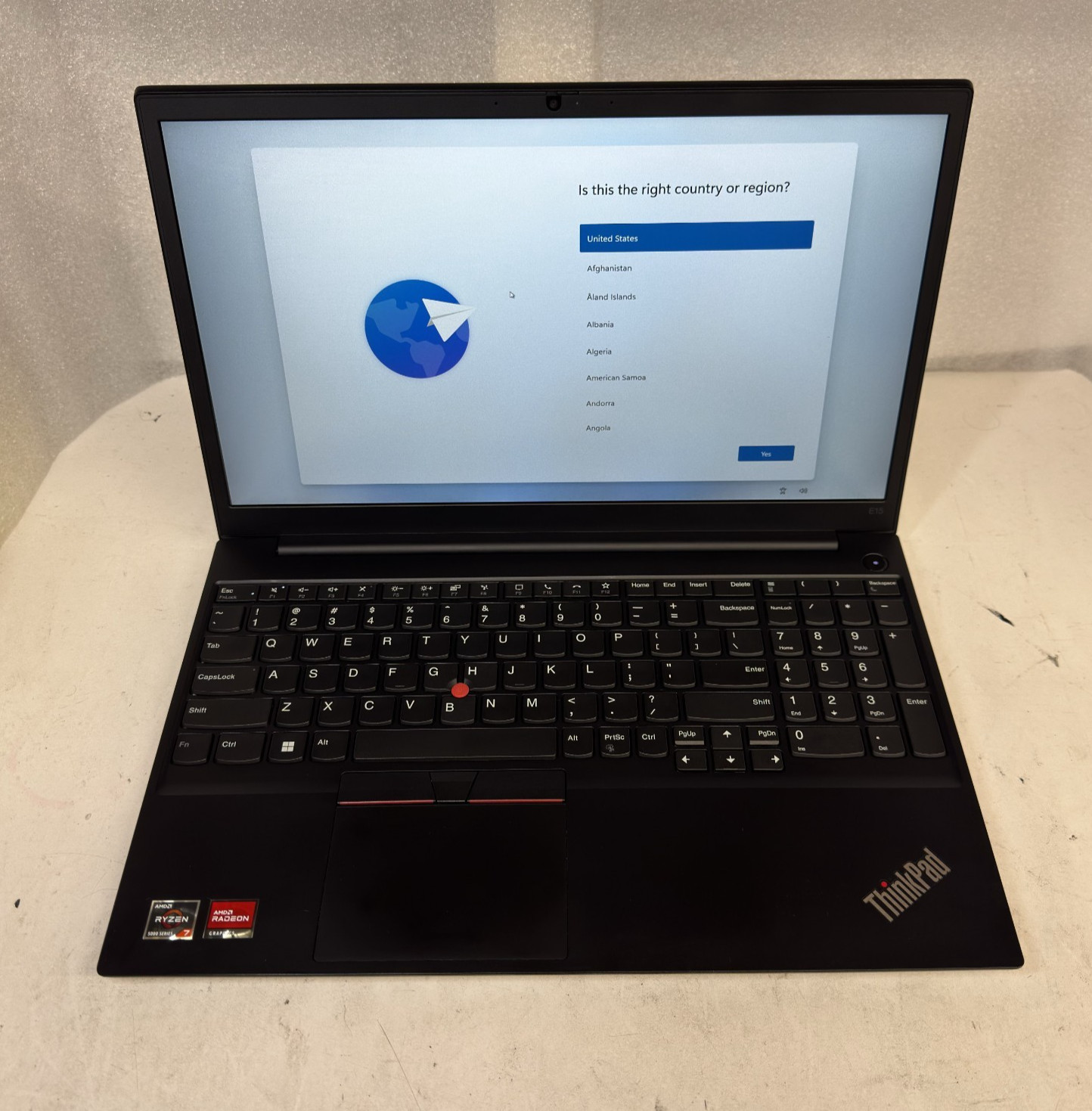 LENOVO ThinkPad E15 Gen 3 AMD Ryzen 7 5700U 8GB 1TB SSD Win11Pro #TP11