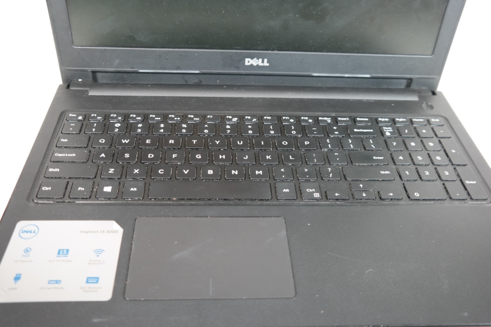 Dell Inspiron 15 3567 – Intel Core i3 – 8GB RAM – No HDD – No Battery – untested